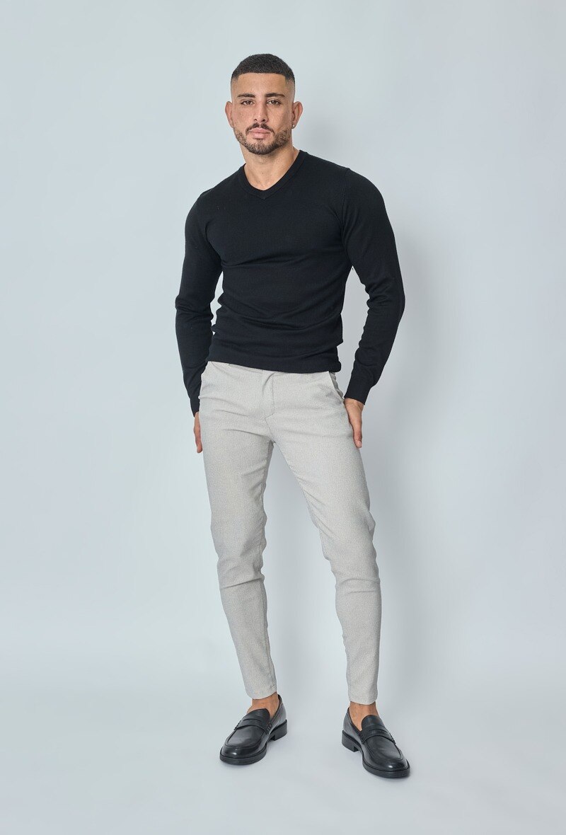 Wholesaler Frilivin - Pantalon habillé stretch à uni