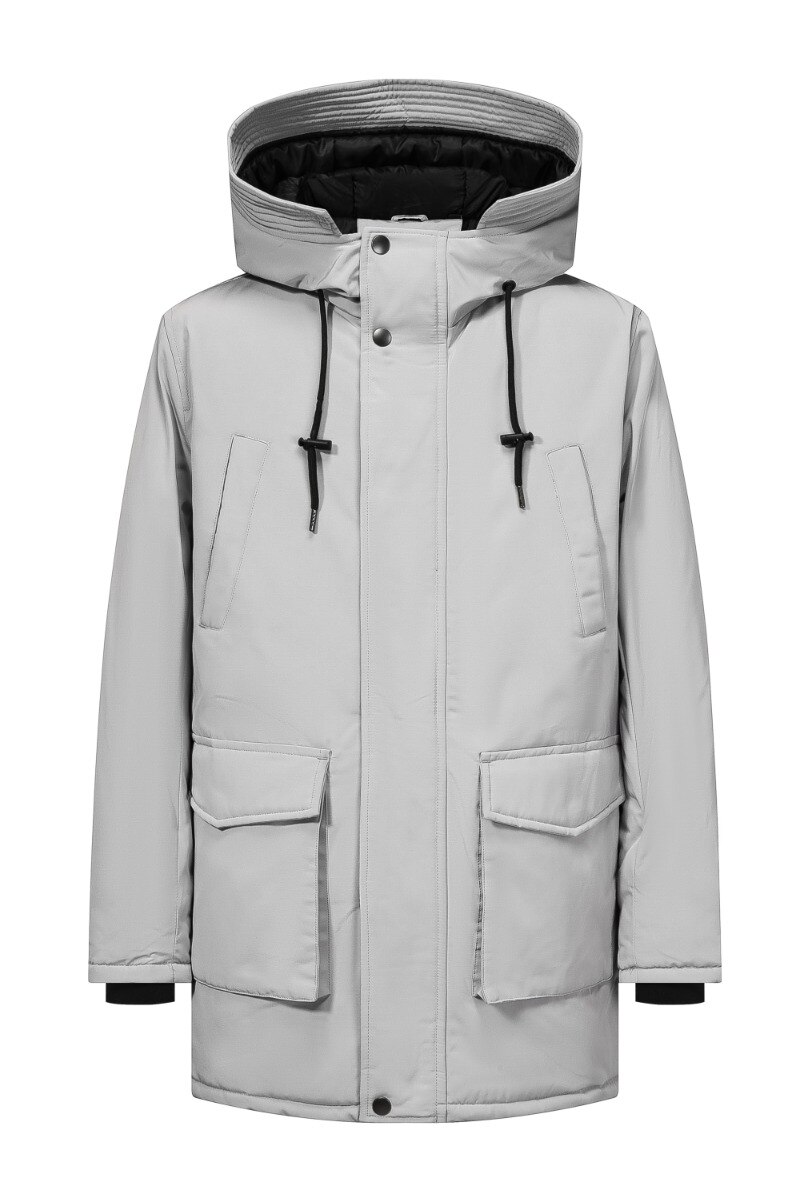 Veste Parka à capuche mi-longue - Image principale