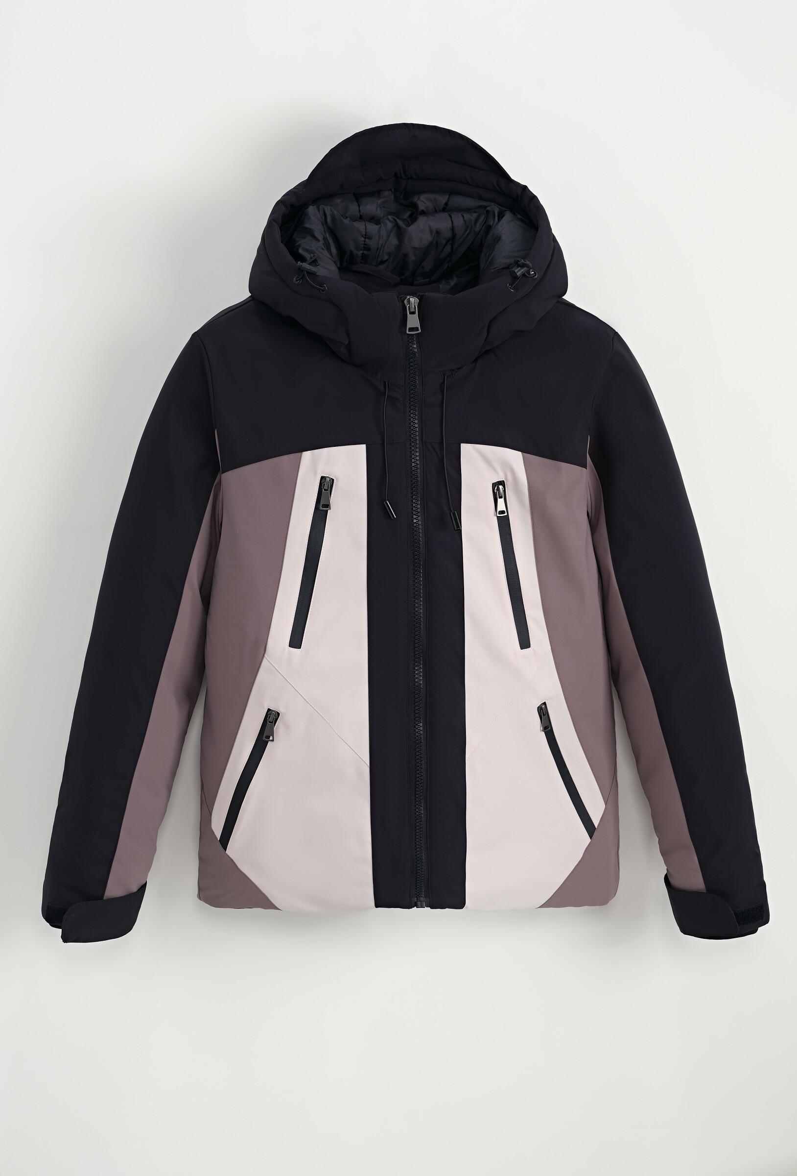 Parka bi color à capuche - Beige - 4 - grand format