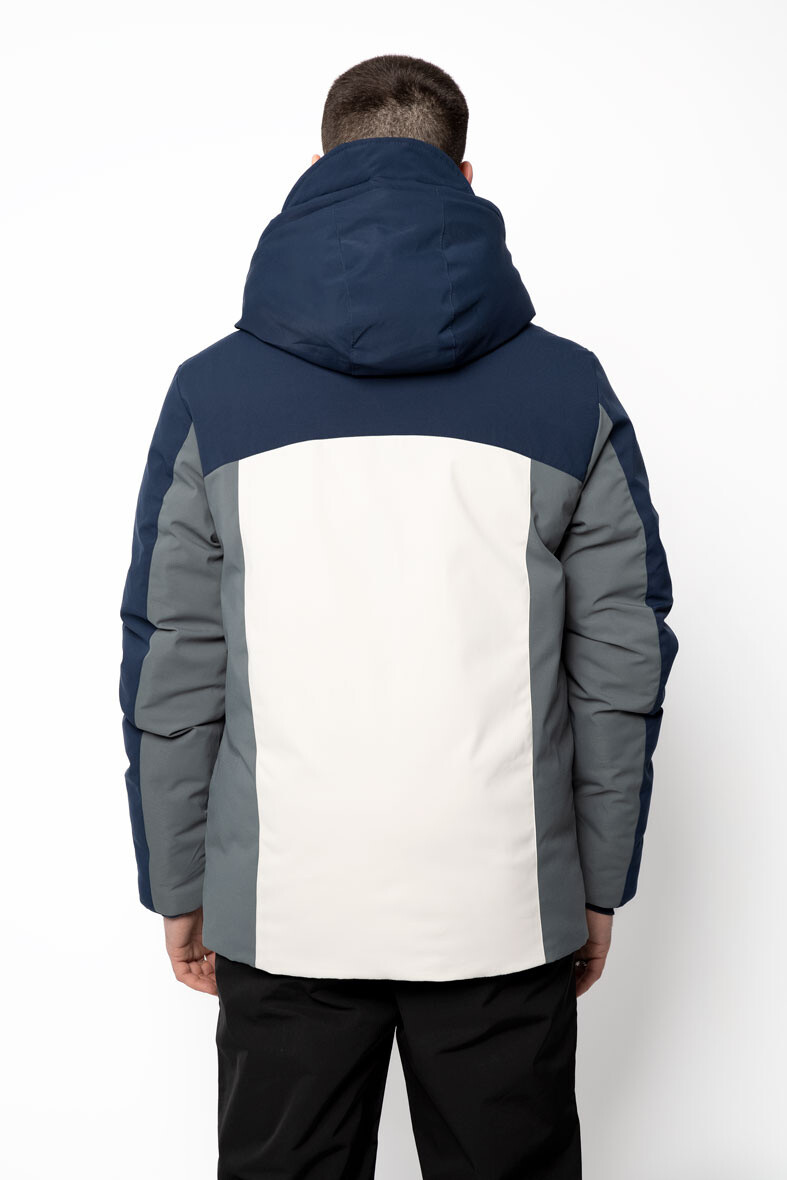Parka bi color à capuche - Vert - 3 - grand format