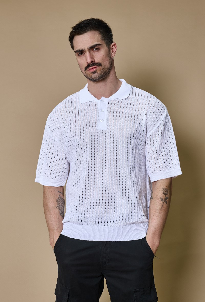 Grossista Frilivin - Polo a maglia a maniche corte semplice