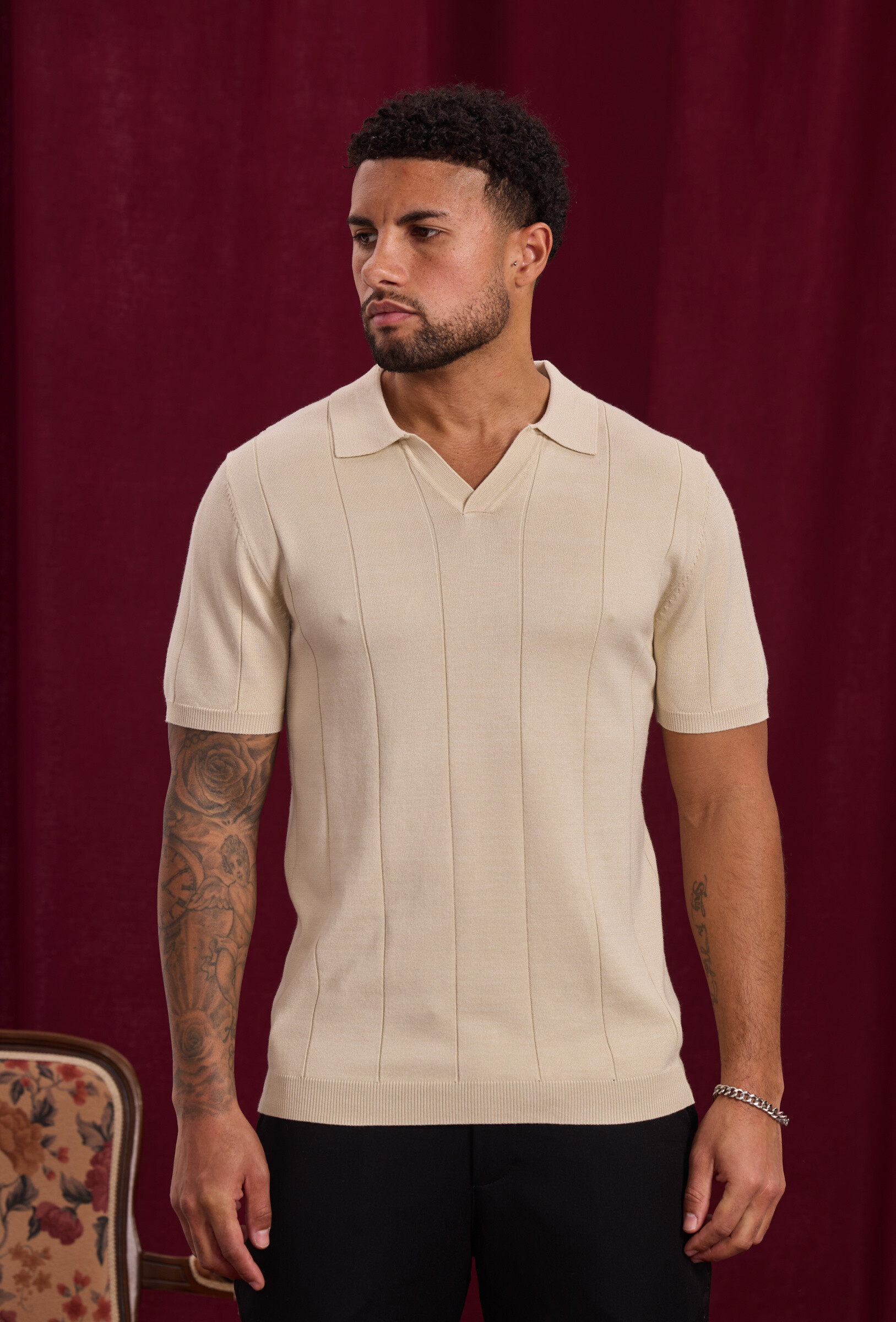 Grossista Frilivin - Maglione con colletto camicia