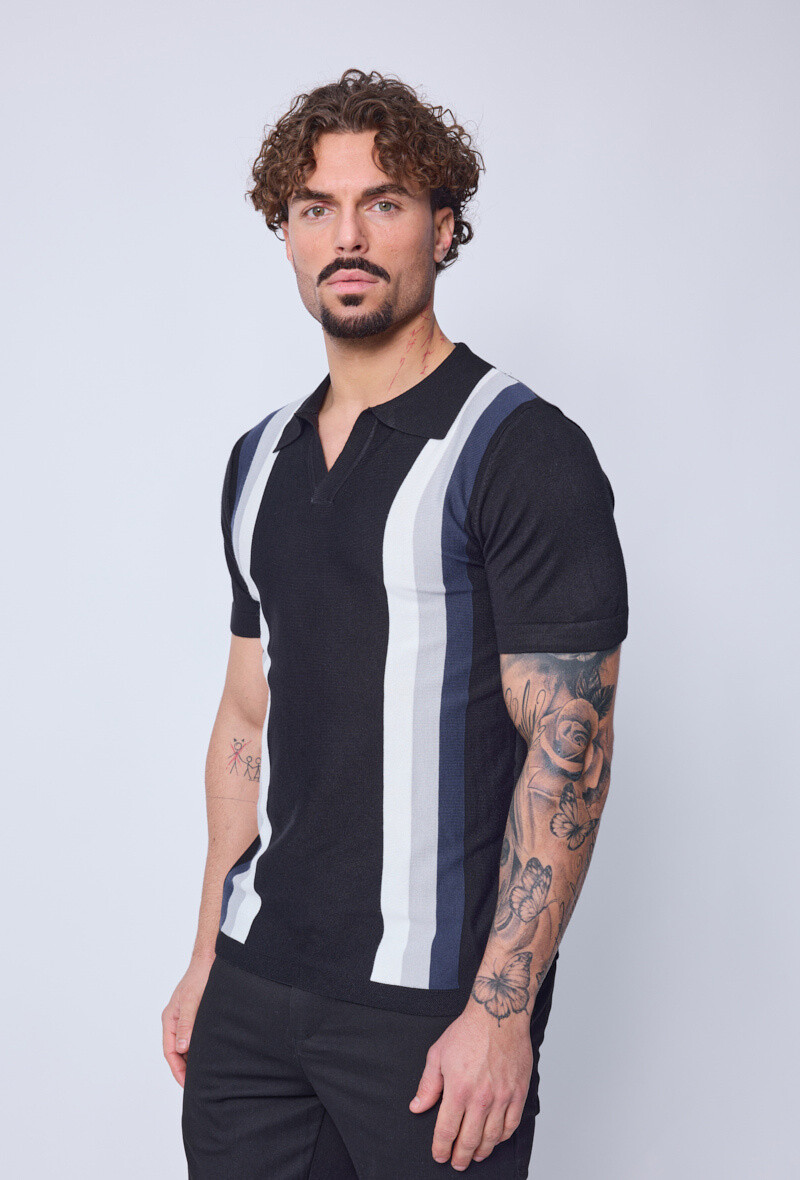 Wholesaler Frilivin - Side striped polo shirt