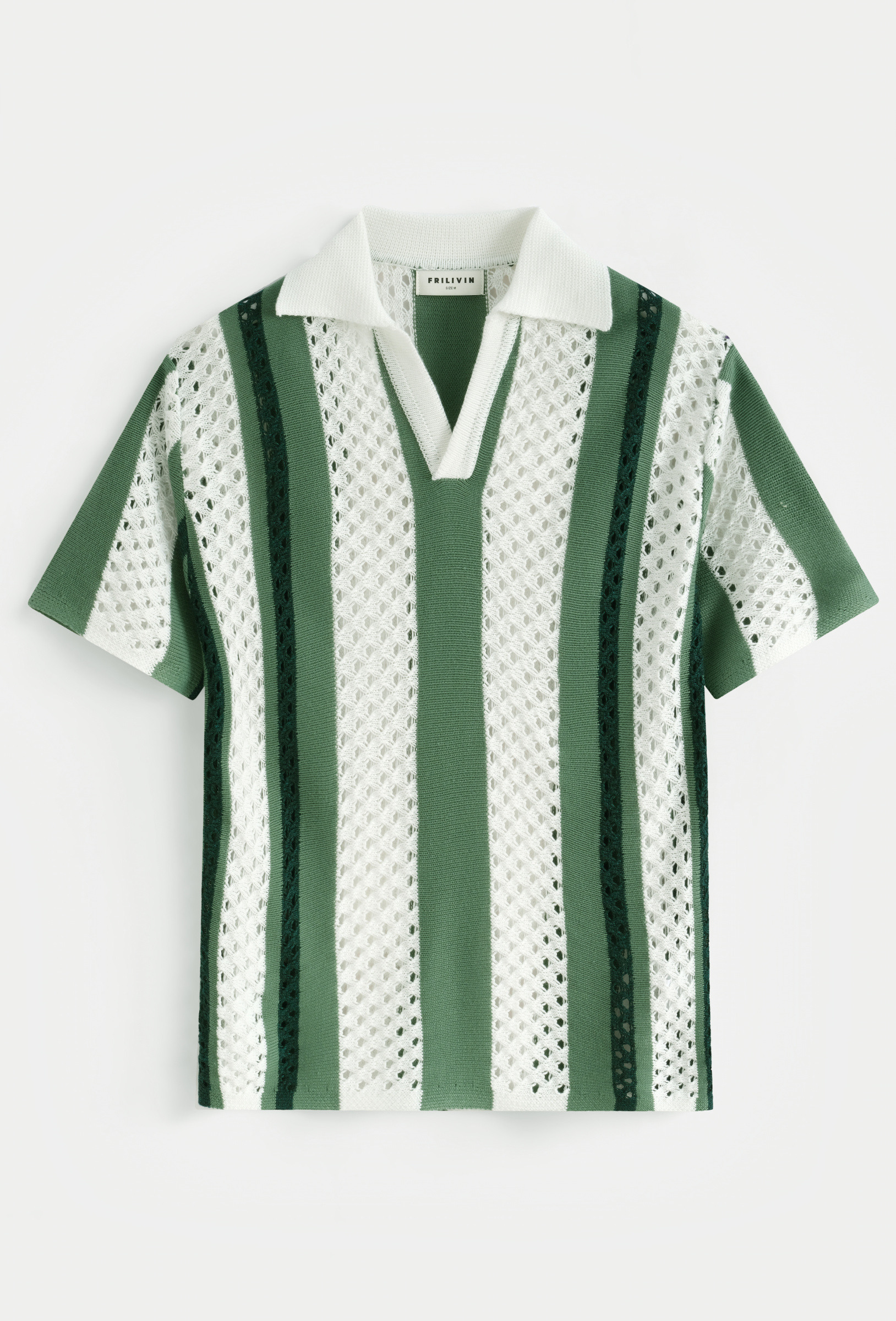 Grossiste Frilivin - Polo crocheté à rayures