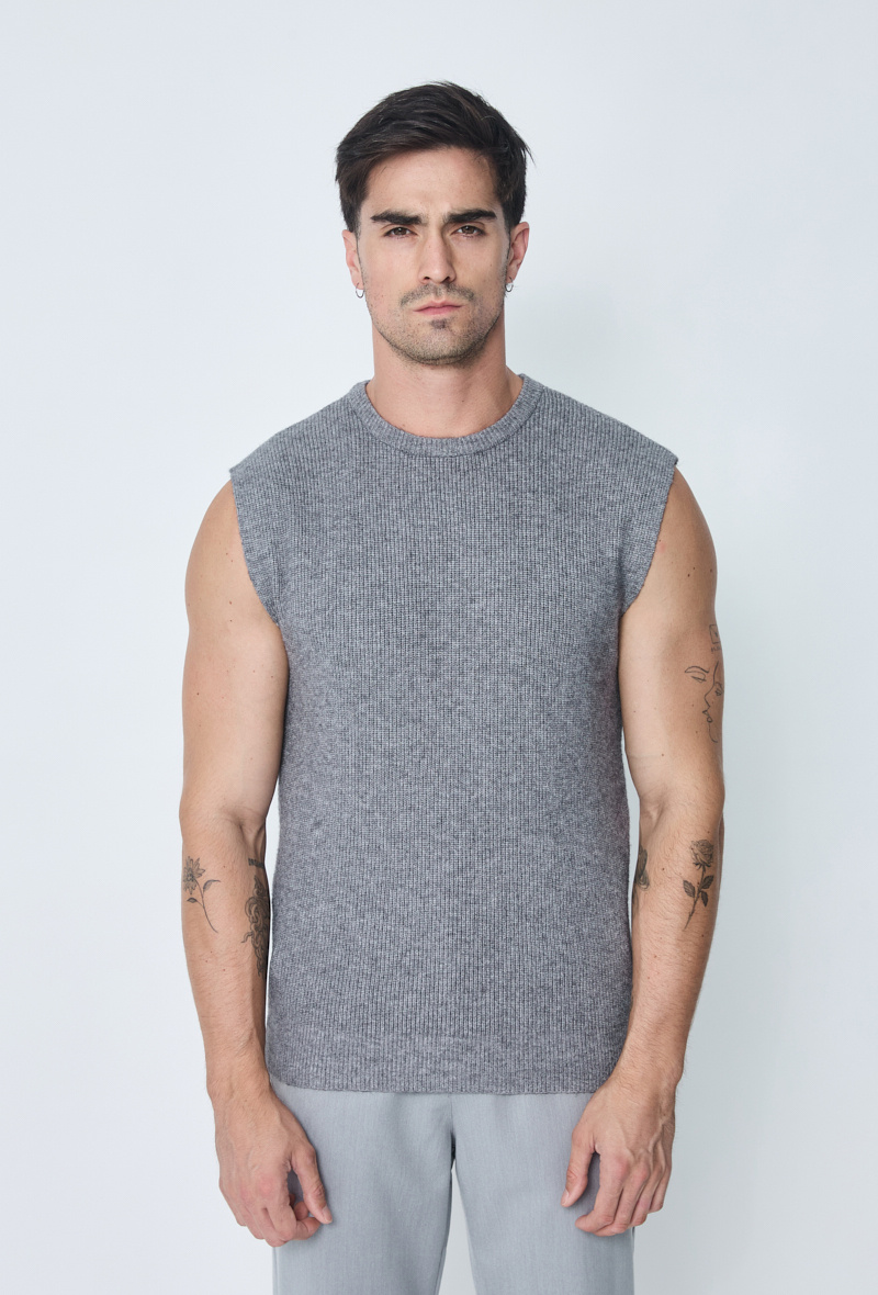 Grossiste Frilivin - Pull en maille sans manches