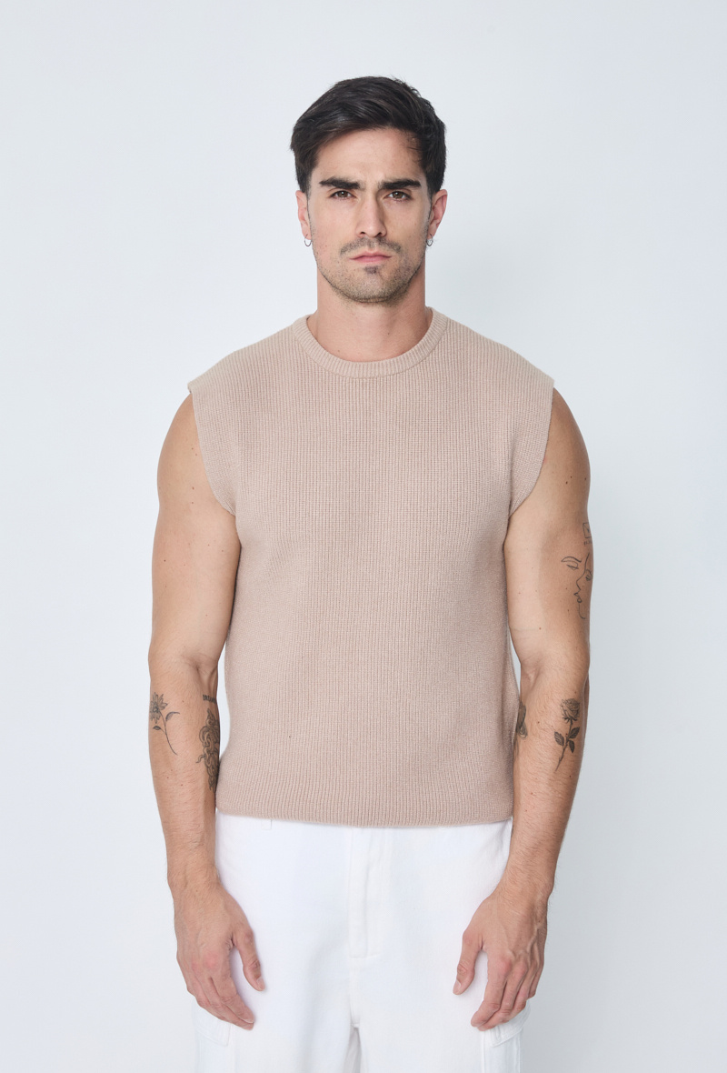 Grossiste Frilivin - Pull en maille sans manches