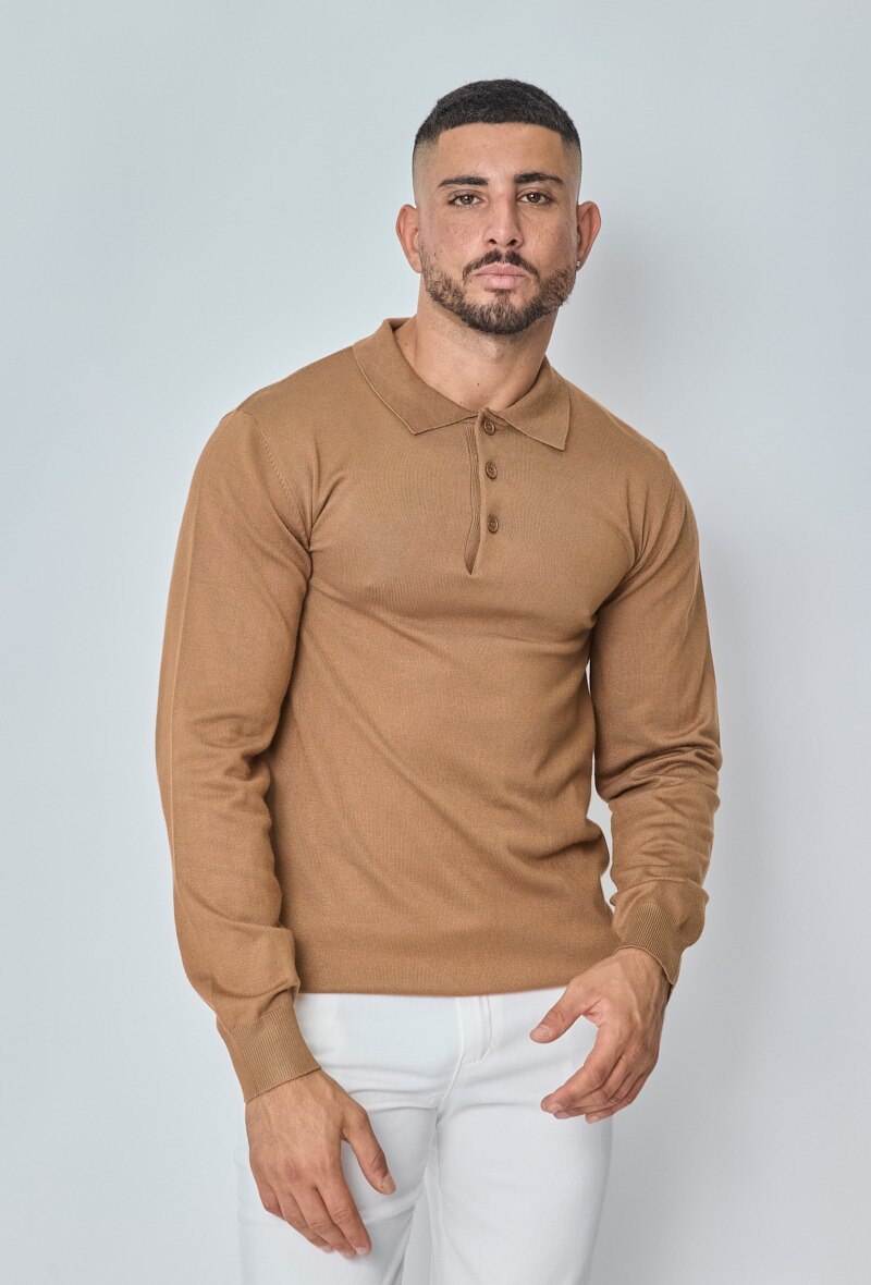 Grossiste Frilivin - Pull col chemise boutonné