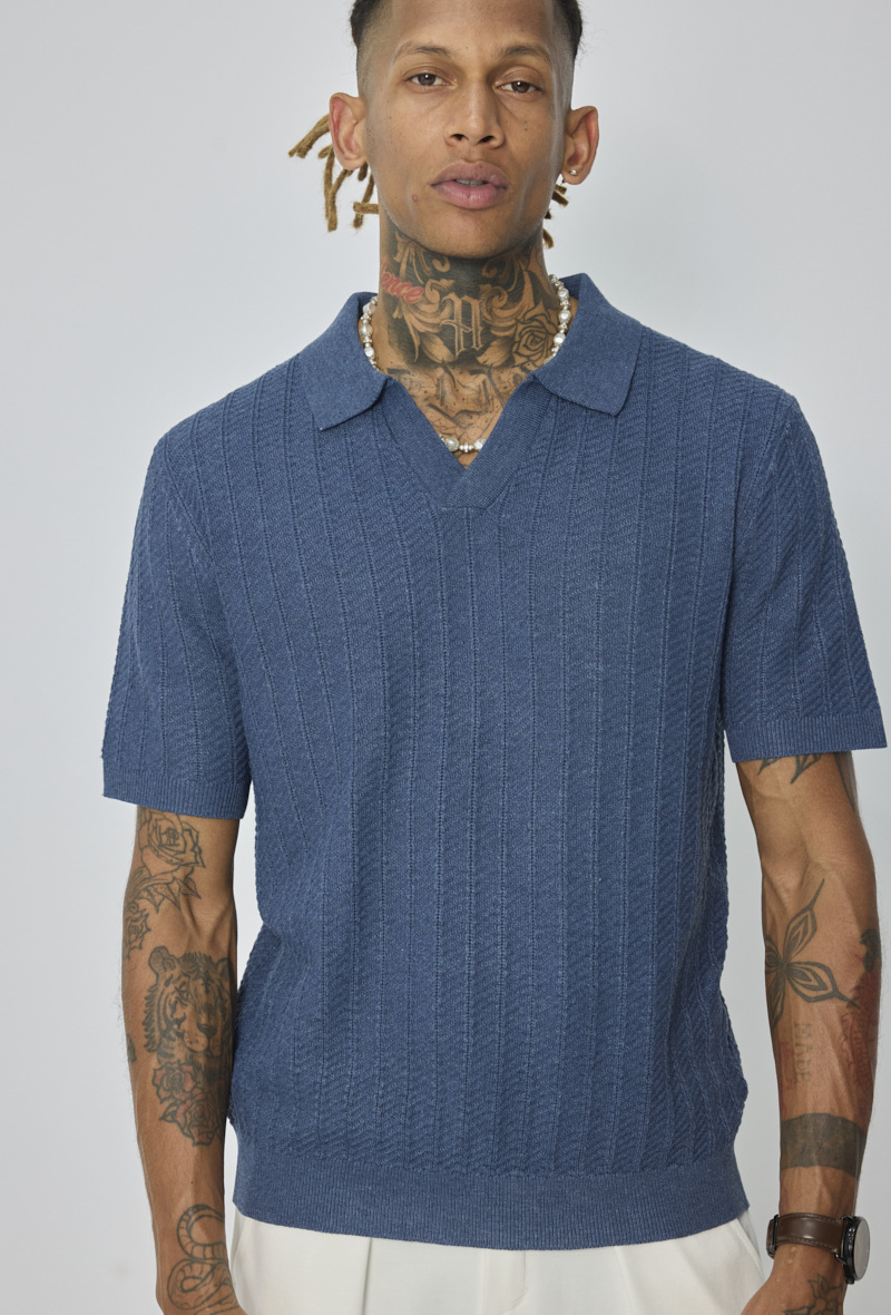 Mayorista Frilivin - Polo de punto con cuello en V