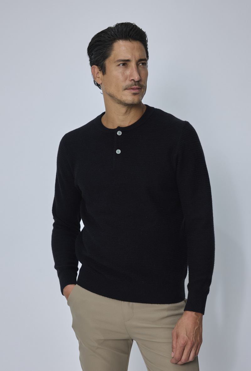 Großhändler Frilivin - Herren-Strickjacke mit Knöpfen