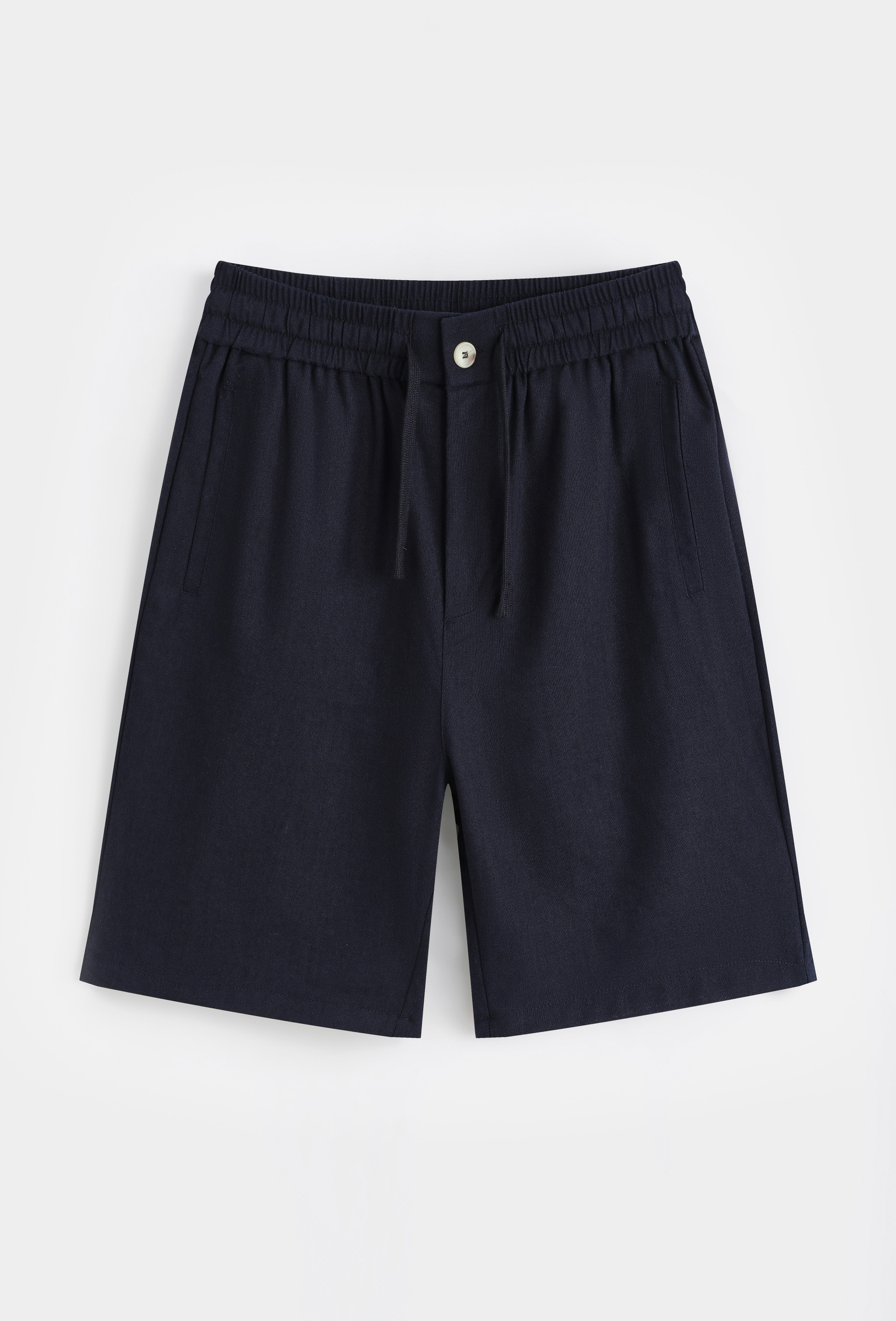 Großhändler Frilivin - Bequeme Bermuda-Shorts, elastischer Bund, lässiger Schnitt.
