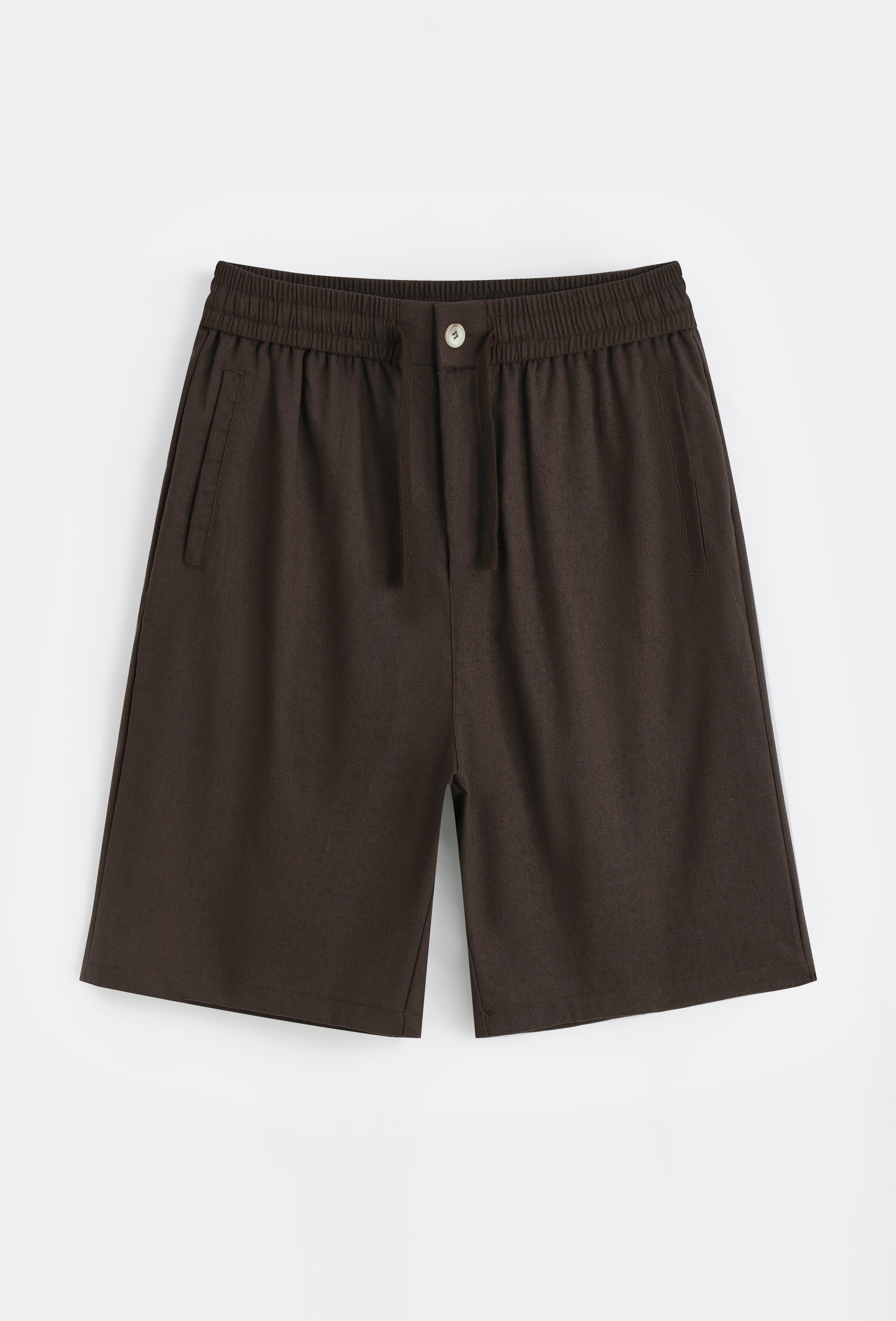 Großhändler Frilivin - Bequeme Bermuda-Shorts, elastischer Bund, lässiger Schnitt.