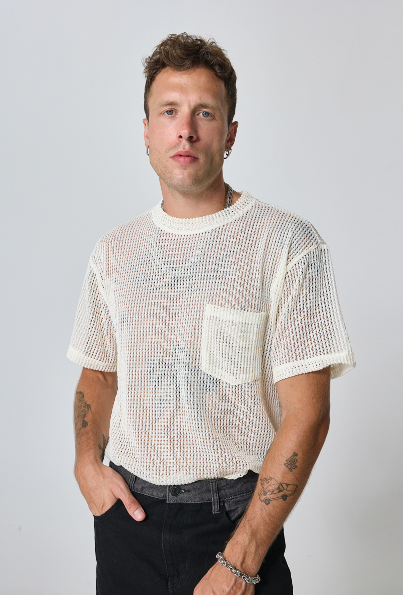 Wholesaler Frilivin - Plain sheer mesh T-shirt