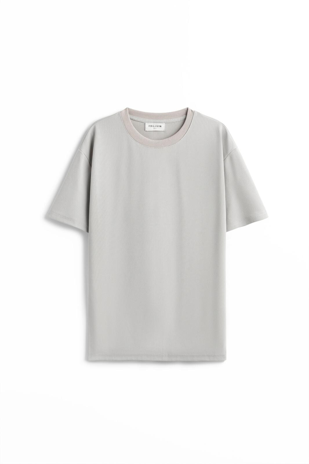 Grossiste Frilivin - T shirt uni à col rond