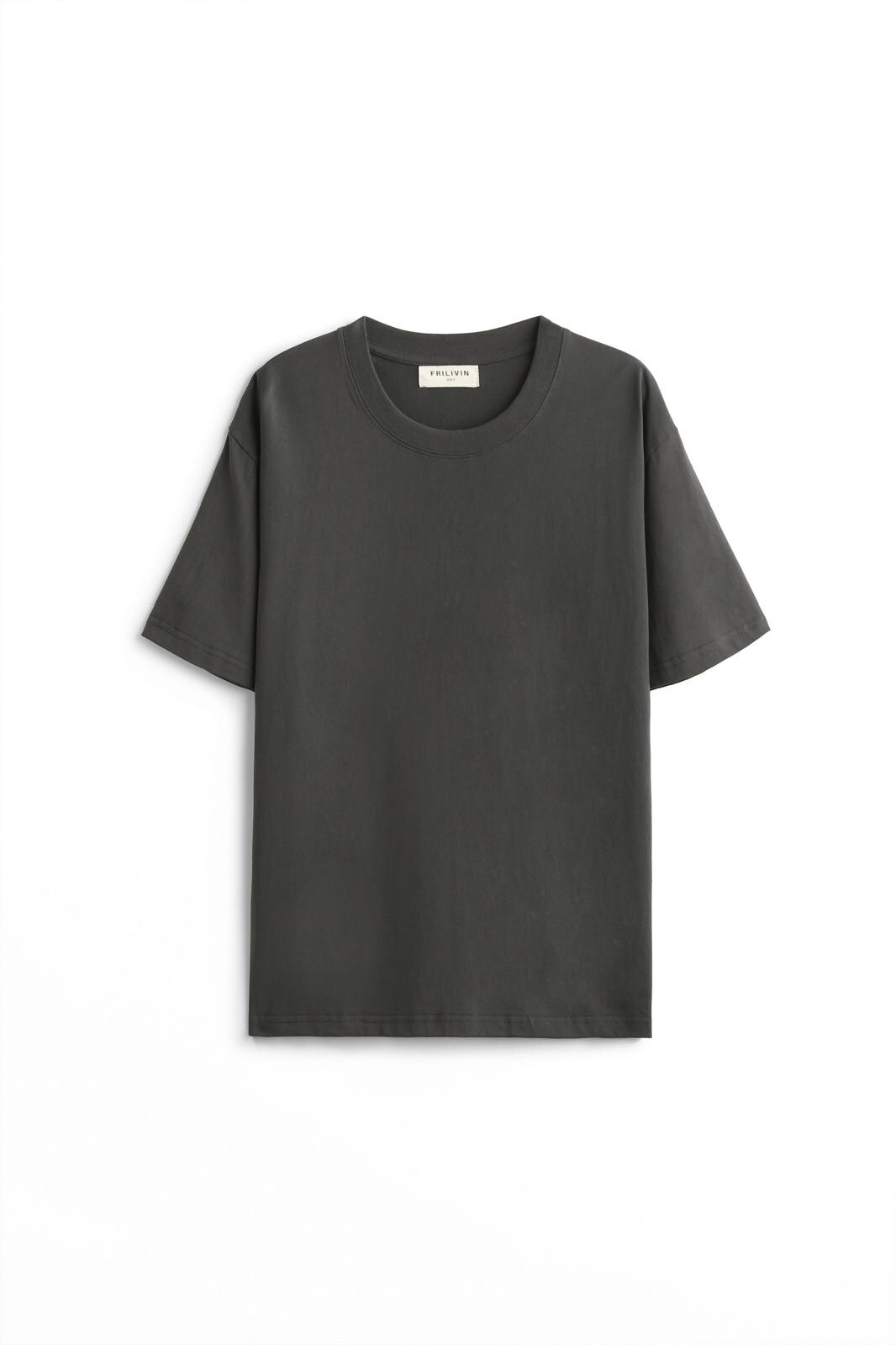 Großhändler Frilivin - Schlichtes T-Shirt mit Rundhalsausschnitt