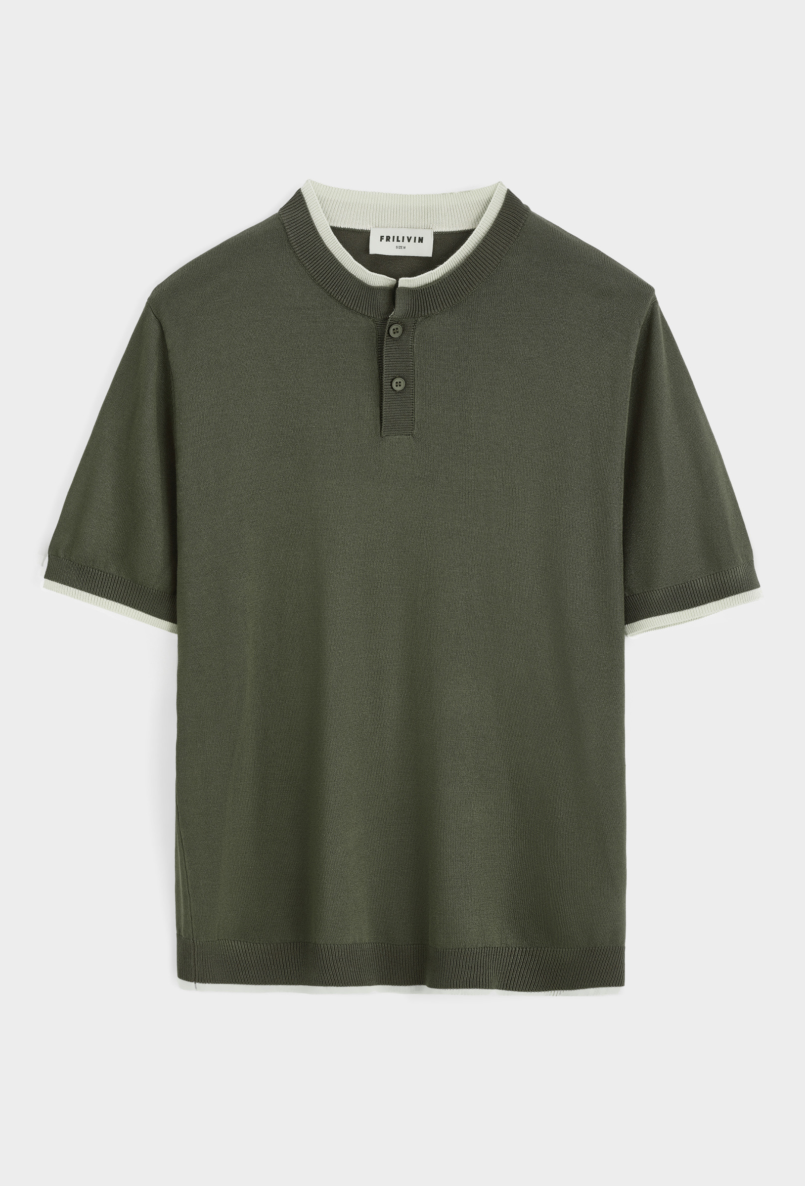 Großhändler Frilivin - Kurzärmelige T-Shirts mit Knöpfen