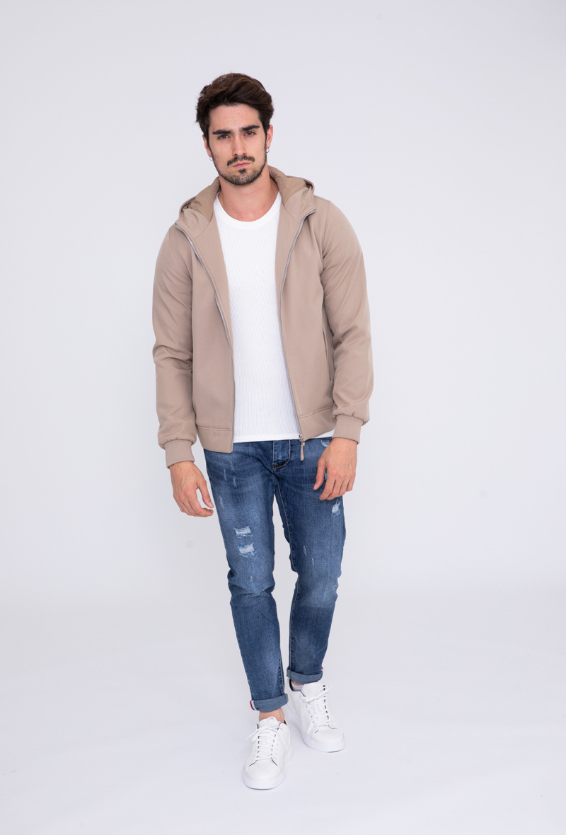 Grossista Frilivin - giacca con zip e cappuccio
