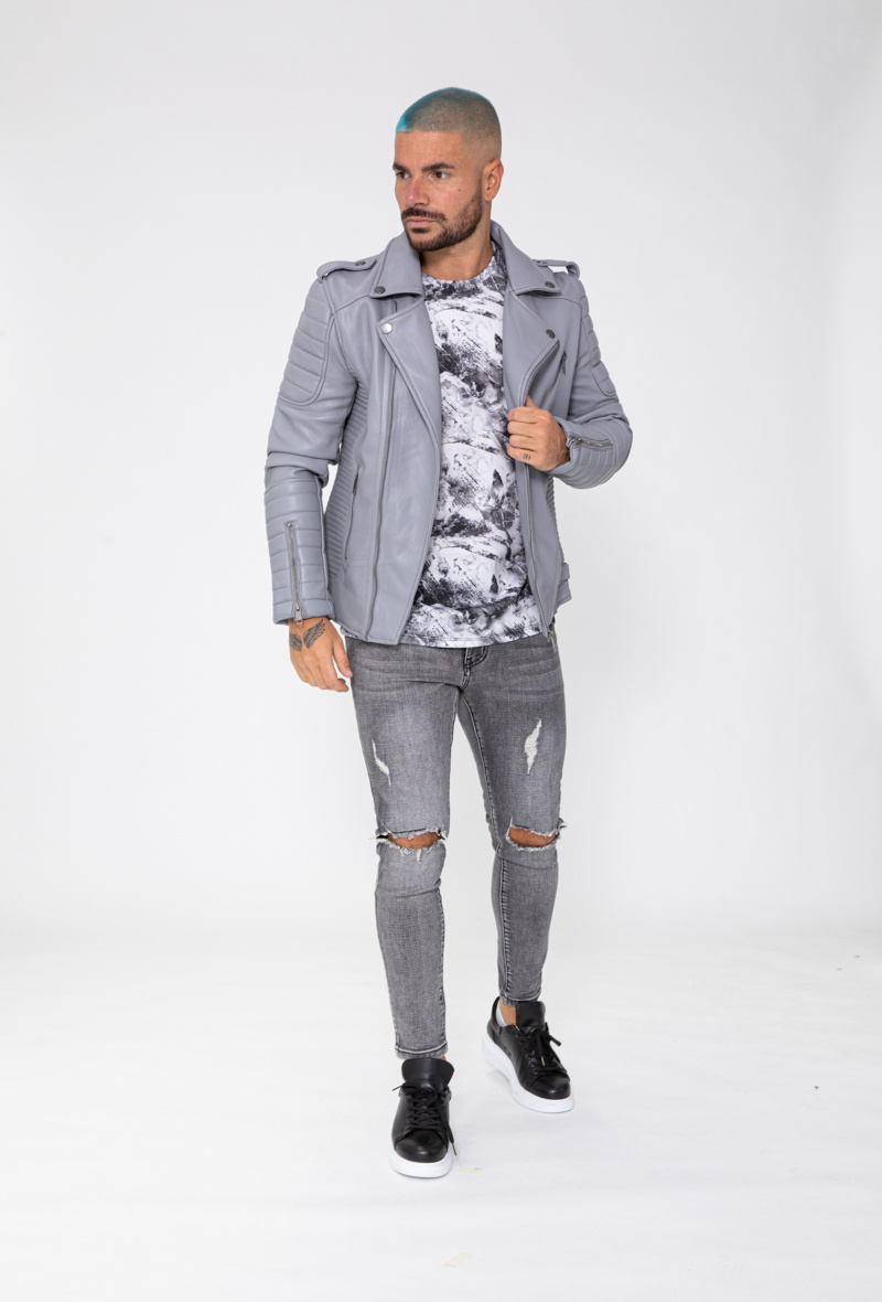 Großhändler Frilivin - Perfecto-Jacke aus Kunstleder