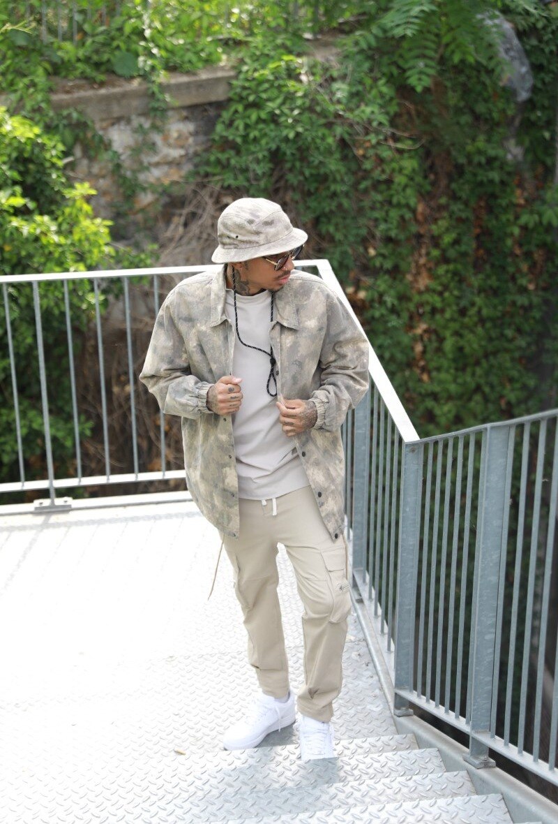 Wholesaler Frilivin - Veste surchemise en toile