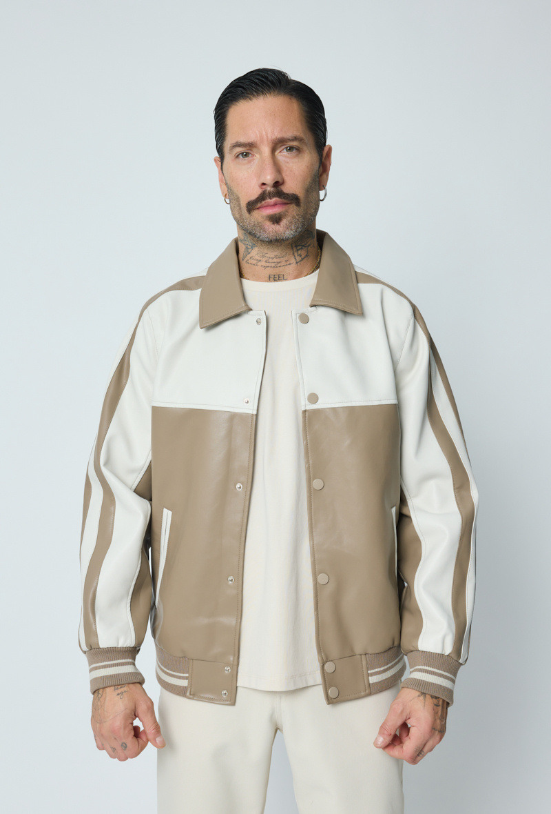 Großhändler Frilivin - Kurze Kunstlederjacke