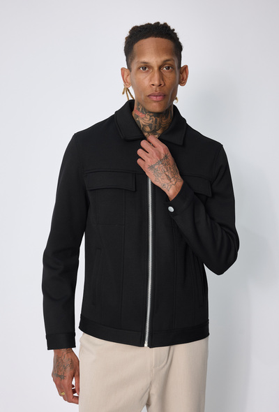 Großhändler Frilivin - Langarmjacke mit klassischem Kragen Großhändler Frilivin - Langarmjacke mit klassischem Kragen