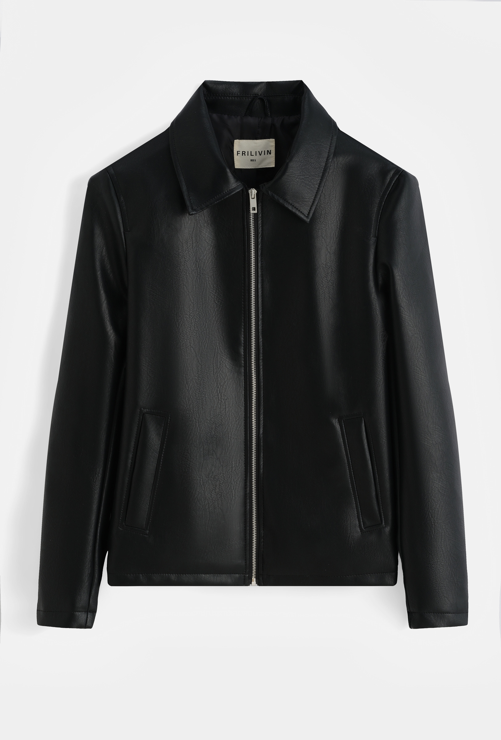 Großhändler Frilivin - Basic Kunstlederjacke