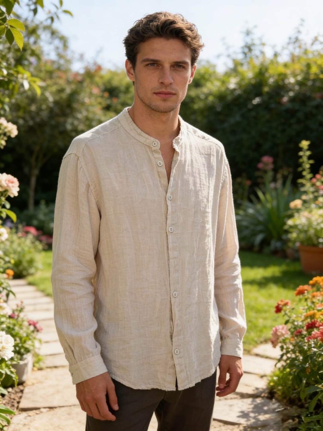 Wholesaler Giada - Mandarin collar shirt