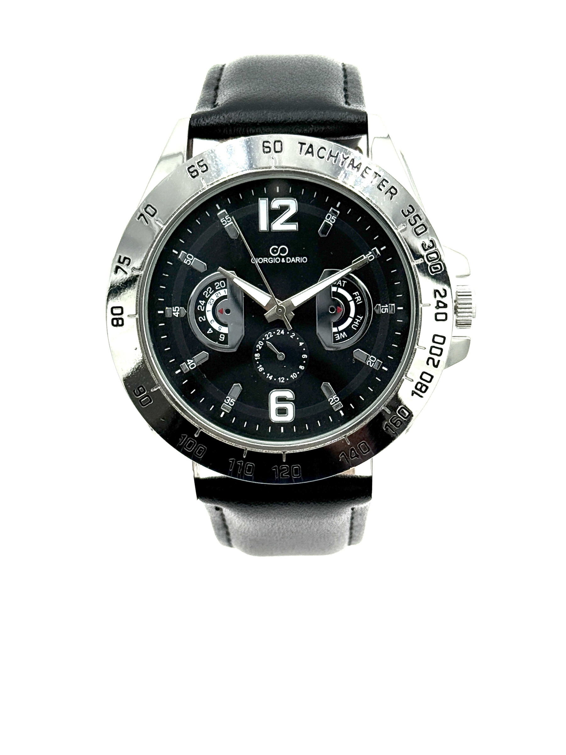 Wholesaler Giorgio & Dario - G&D men's trendy watch with faux leather strap