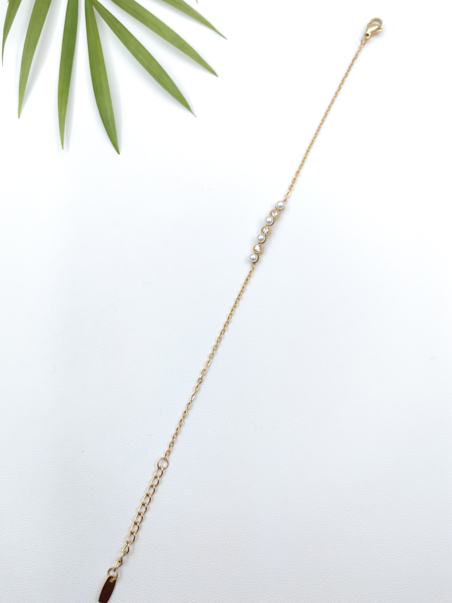Grossista Glam Chic - Perle e strass in acciaio inossidabile