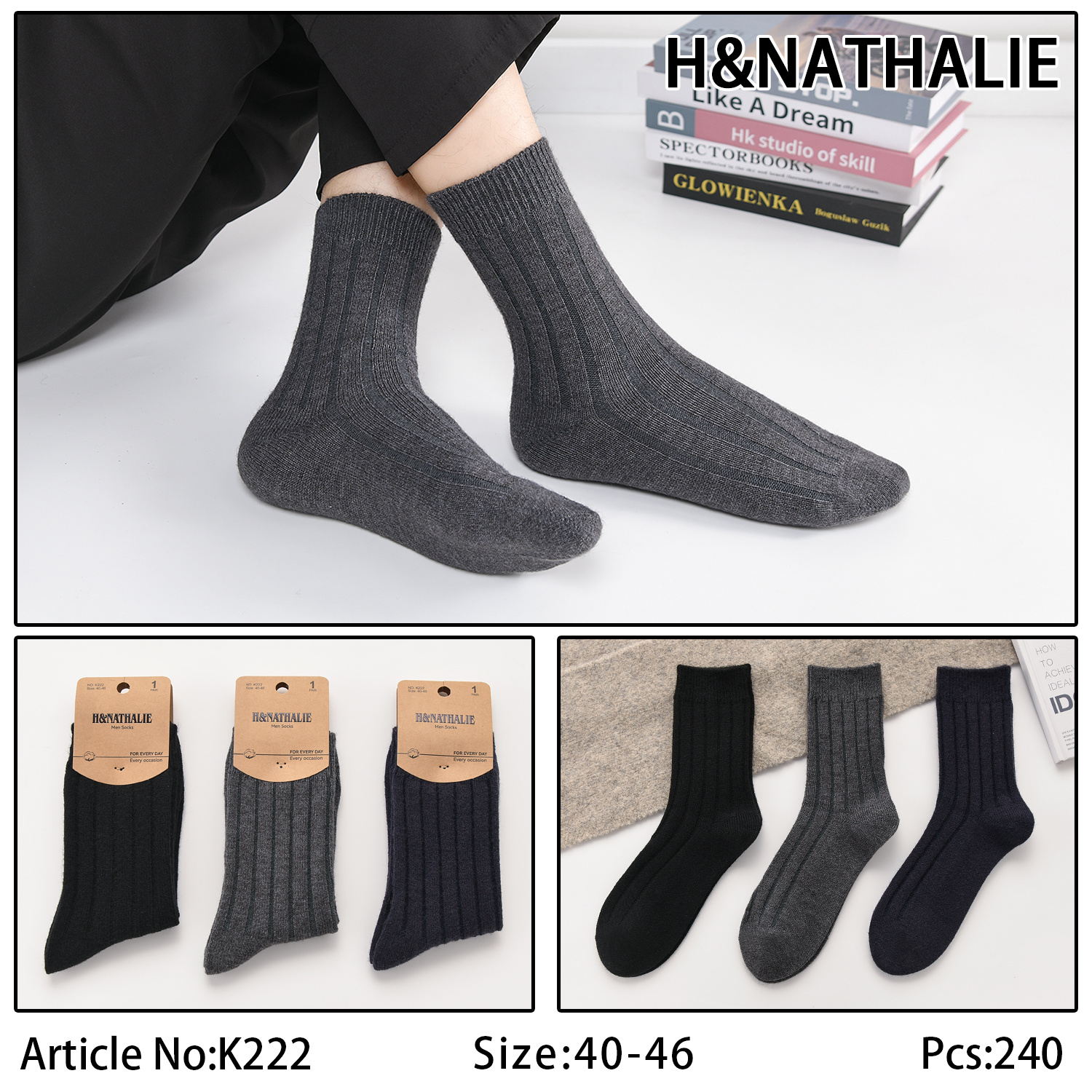 Mayorista H&Nathalie - Calcetines para Hombre