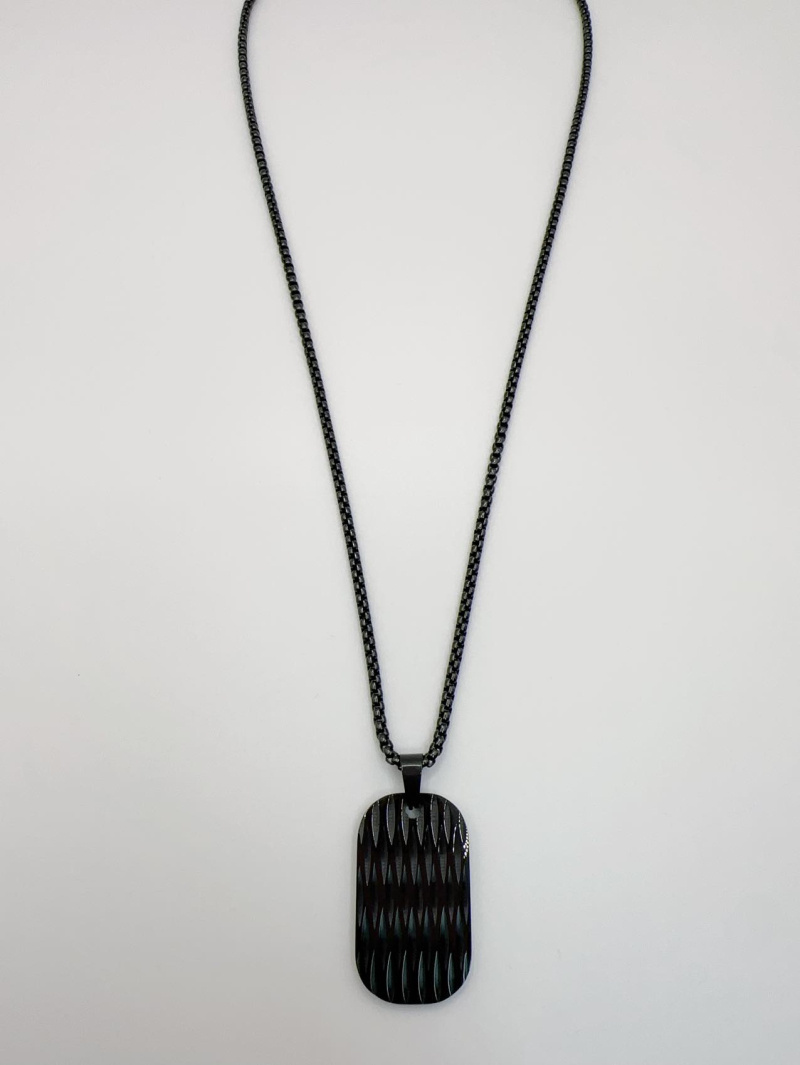 Grossiste H&T Bijoux - Collier acier homme