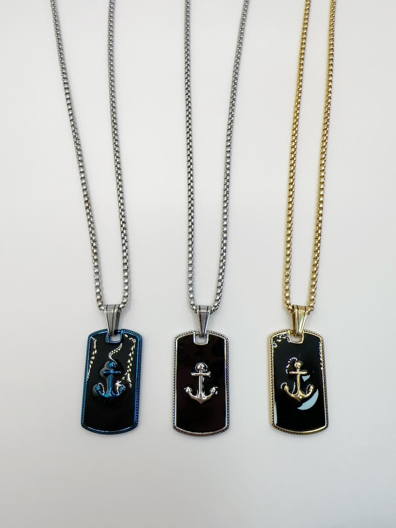 Wholesaler H&T Bijoux - Men's steel necklace
