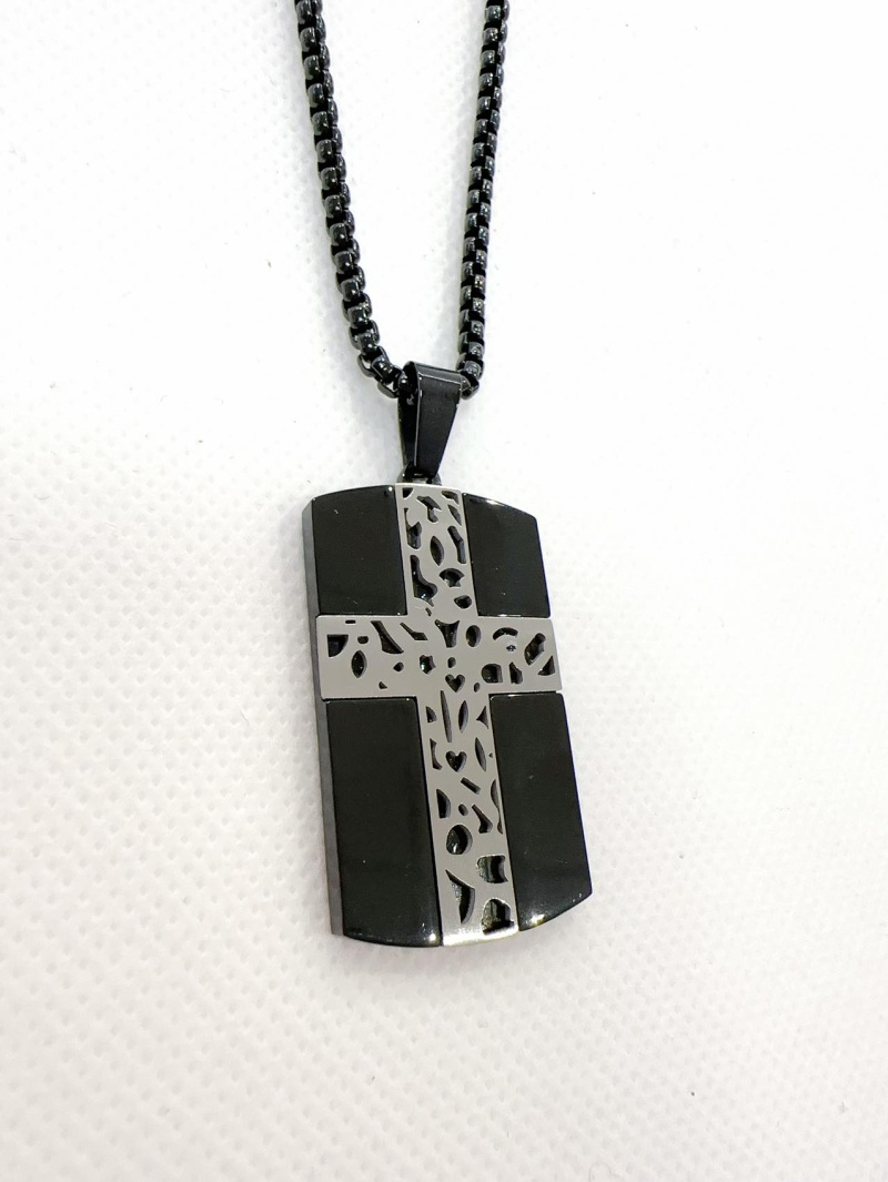 Wholesaler H&T Bijoux - Men's steel necklace