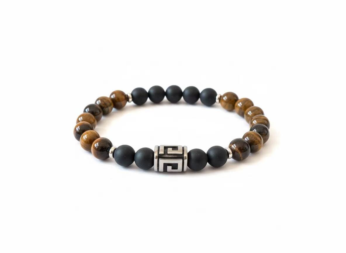 Wholesaler HANA BIJOUX - NATURAL STONE BRACELET: TIGER'S EYE