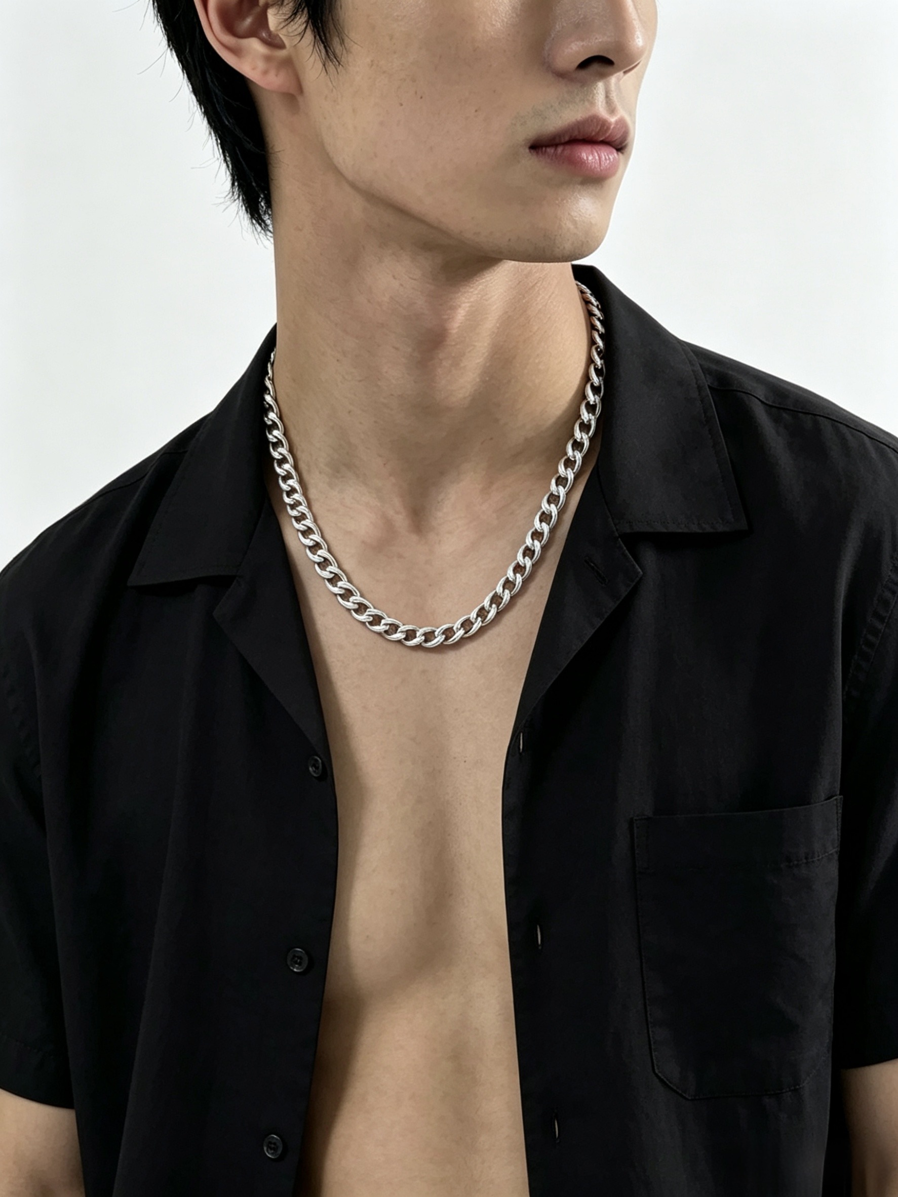 Mayorista HANA BIJOUX - Collar de cadena para hombre en acero