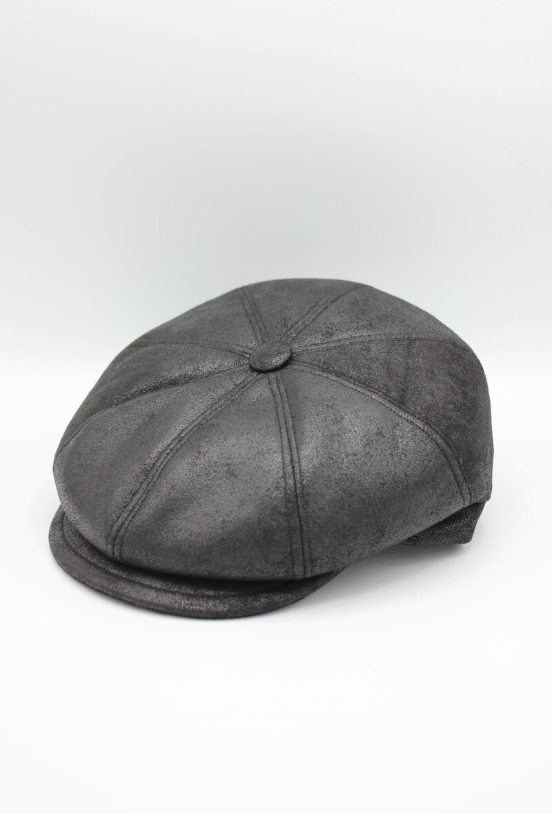 Wholesaler Hologramme Paris - Italian Newsboy Cap in imitation leather