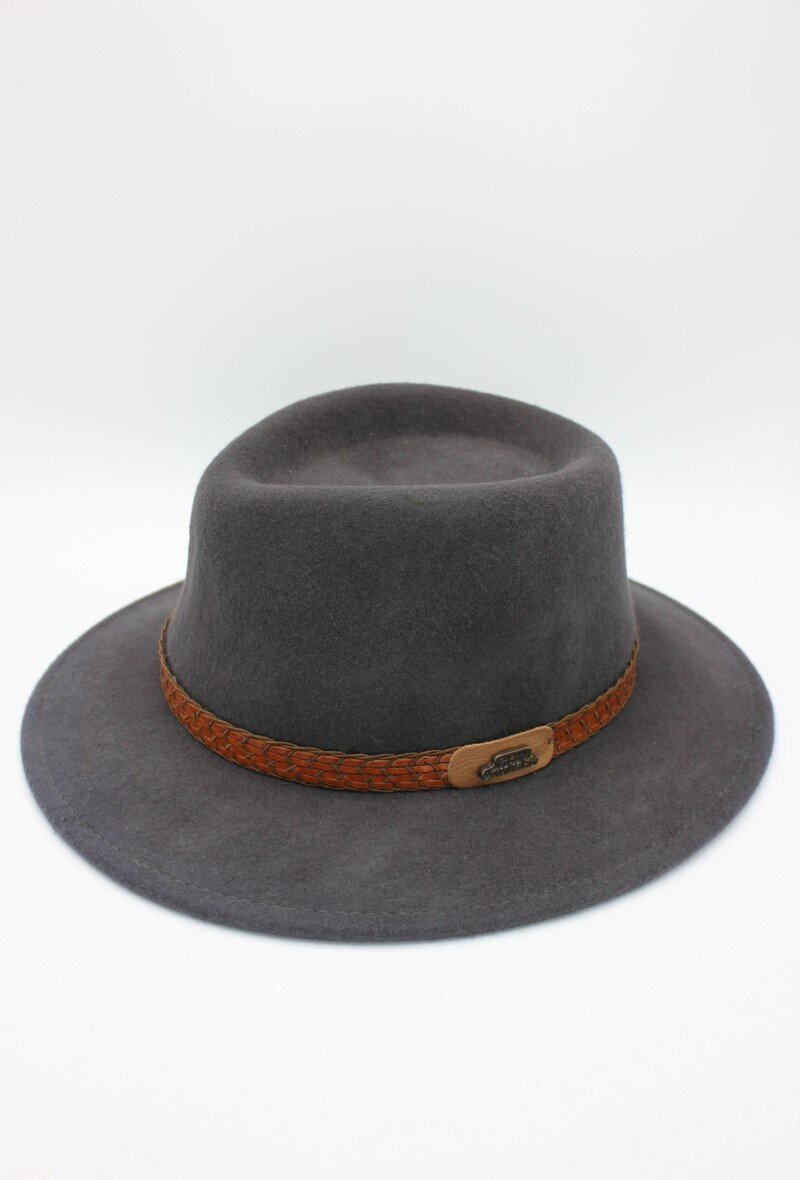 Grossiste Hologramme Paris - Chapeau Italien en pure laine Waterproof Crushable