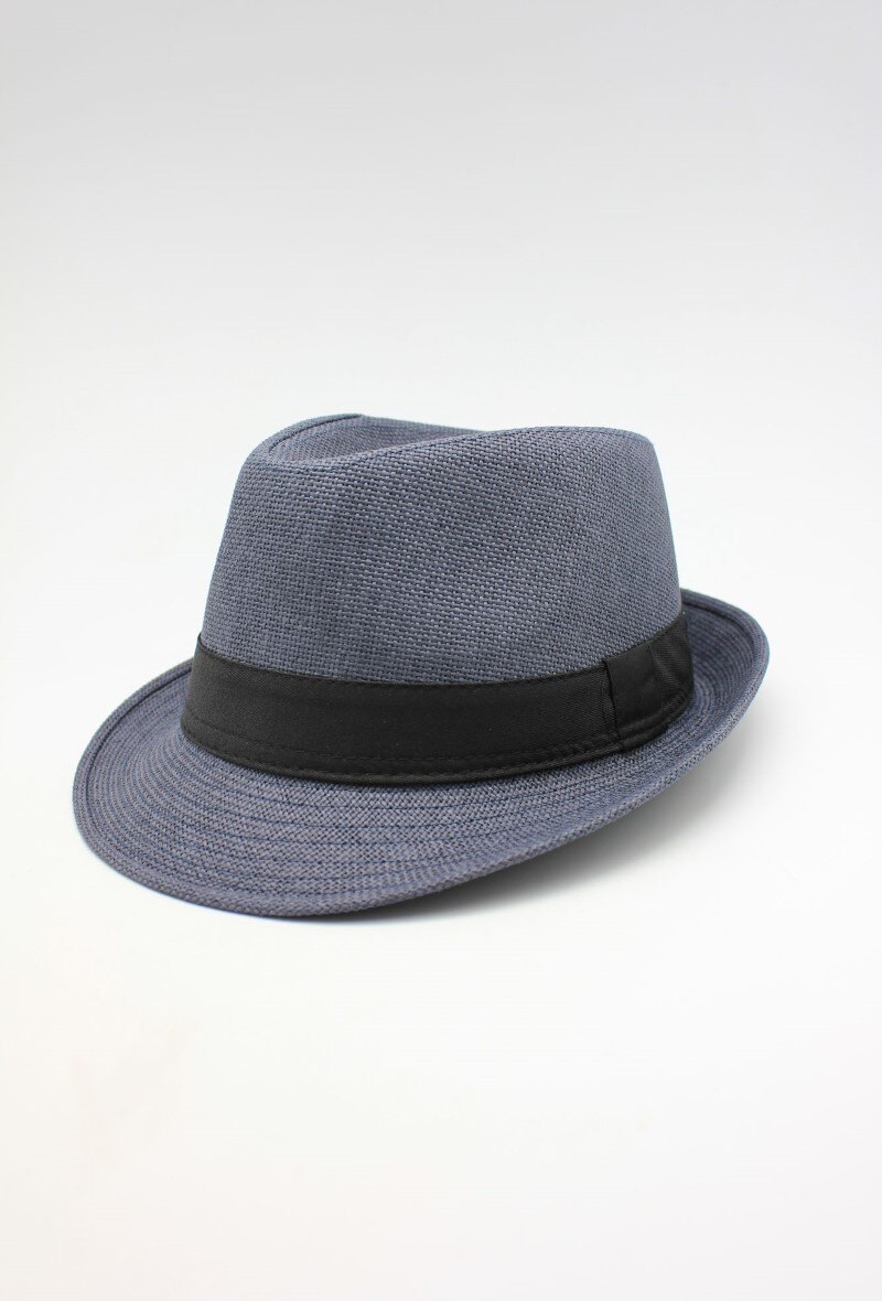 Wholesaler Hologramme Paris - Plain paper Hats with small brim Gros Grain Black