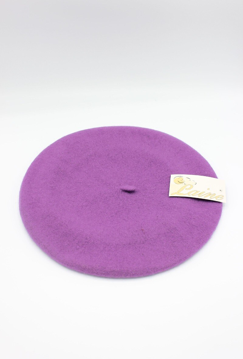 Wholesaler Hologramme Paris - Classic Beret in pure Wool
