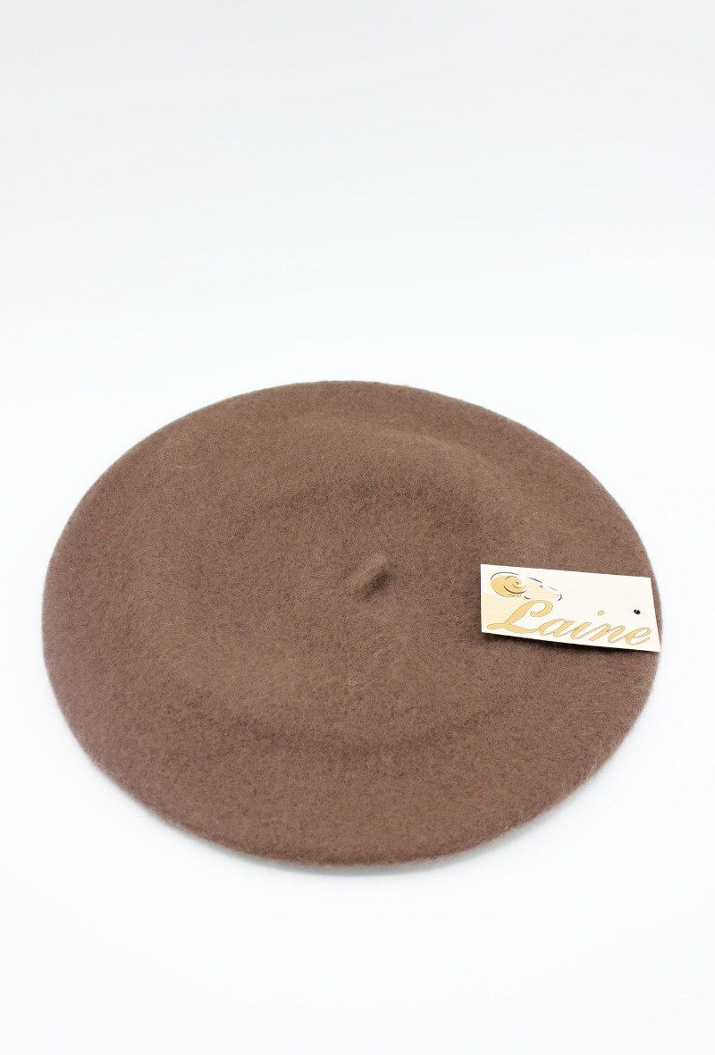 Wholesaler Hologramme Paris - Classic Beret in pure Wool