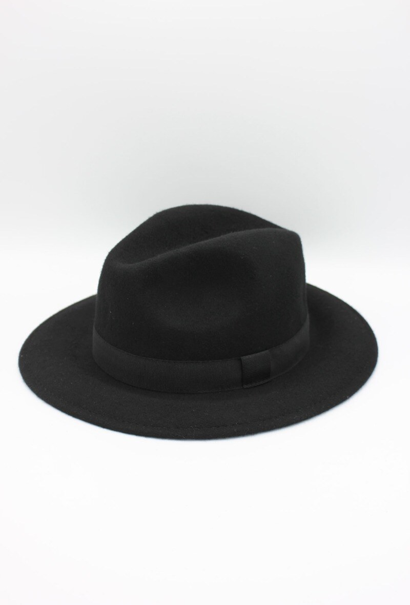 Wholesaler Hologramme Paris - Italian fedora in classic pure wool with ribbon
