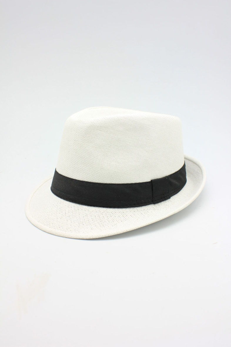 Grossiste Hologramme Paris - Chapeau Petit bord Gros Grain Noir