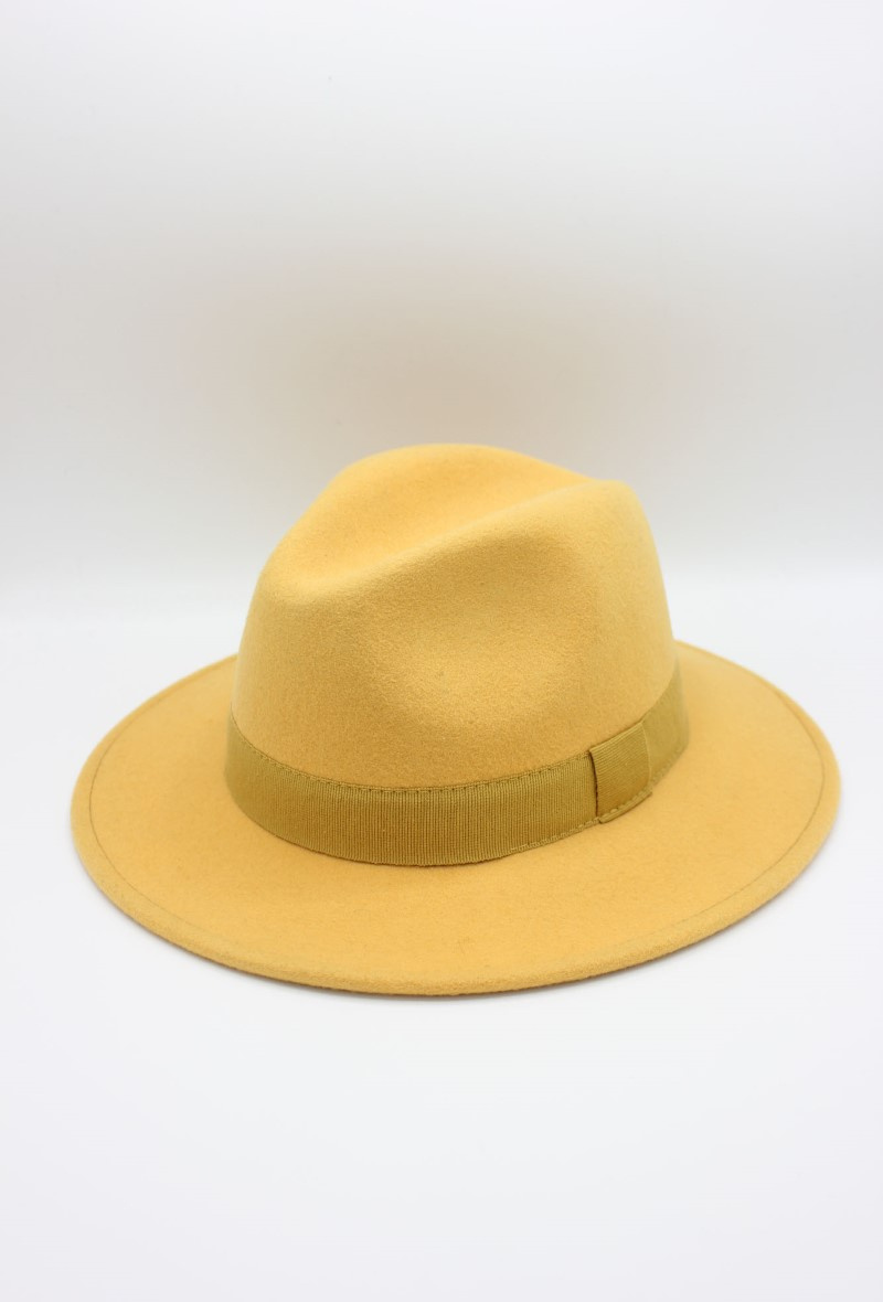 Wholesaler Hologramme Paris - Italian Hat in pure wool Waterproof Crushable with ribbon