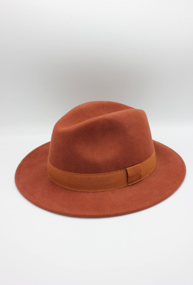 Wholesaler Hologramme Paris - Italian Hat in pure wool Waterproof Crushable with ribbon
