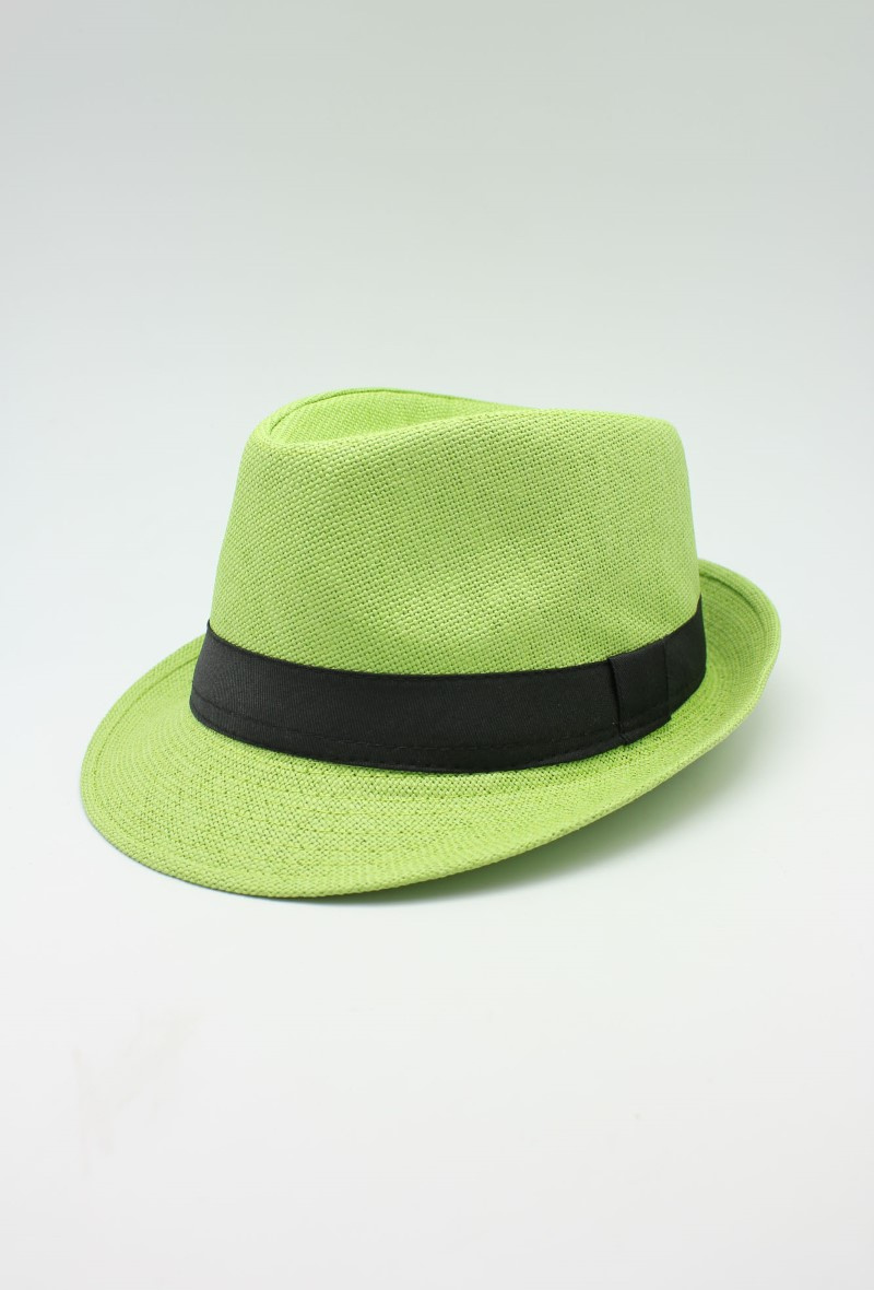 Wholesaler Hologramme Paris - Plain paper hat with small brim Gros Grain Black