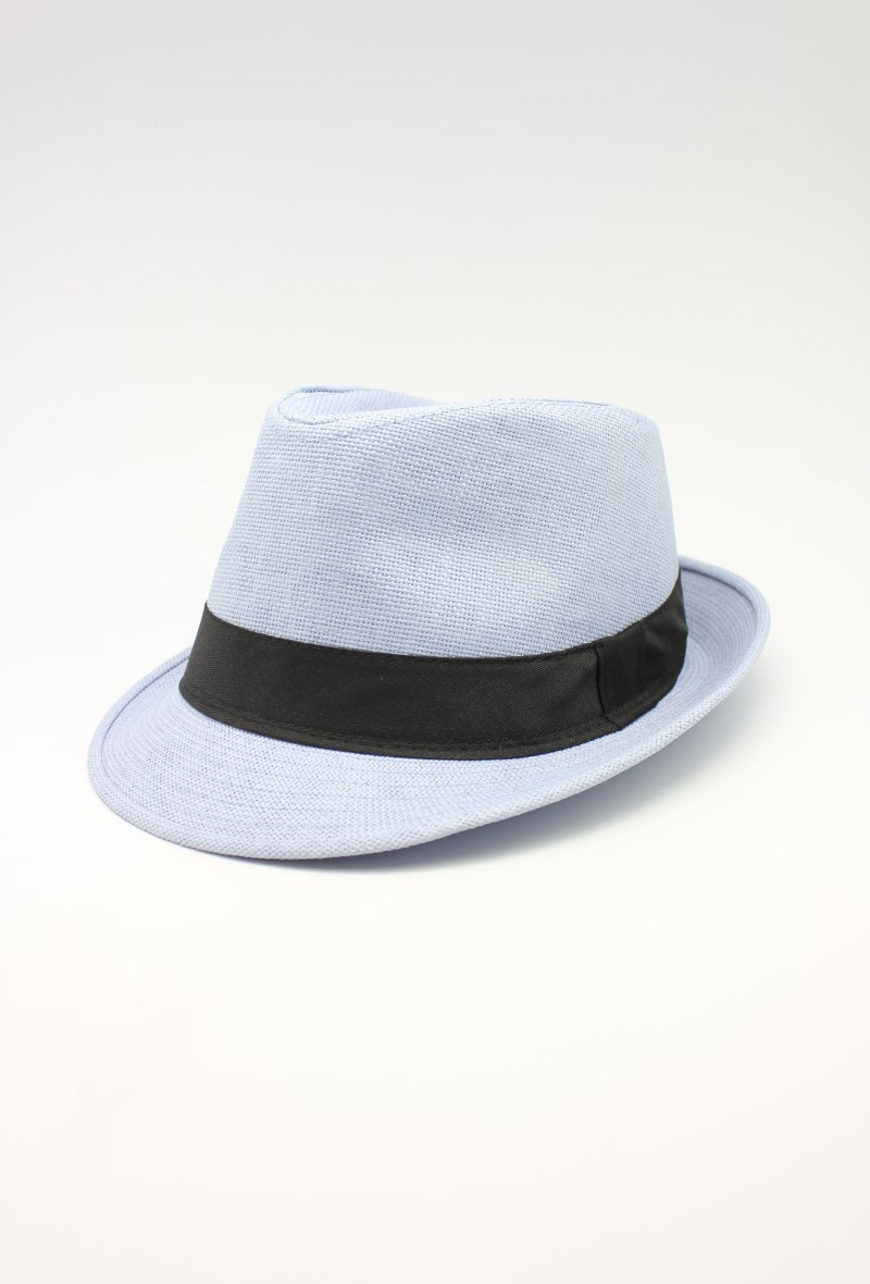 Wholesaler Hologramme Paris - Plain paper hat with small brim Gros Grain Black