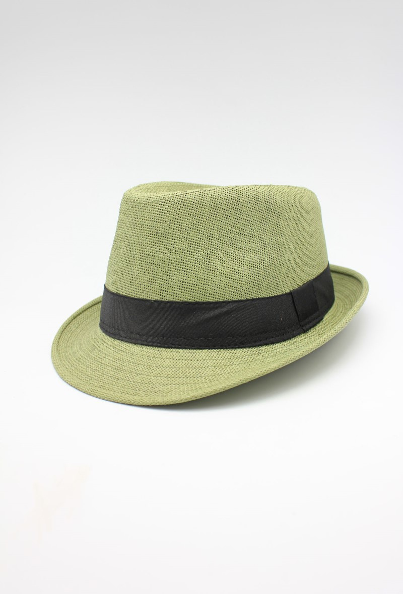 Wholesaler Hologramme Paris - Plain paper hat with small brim Gros Grain Black