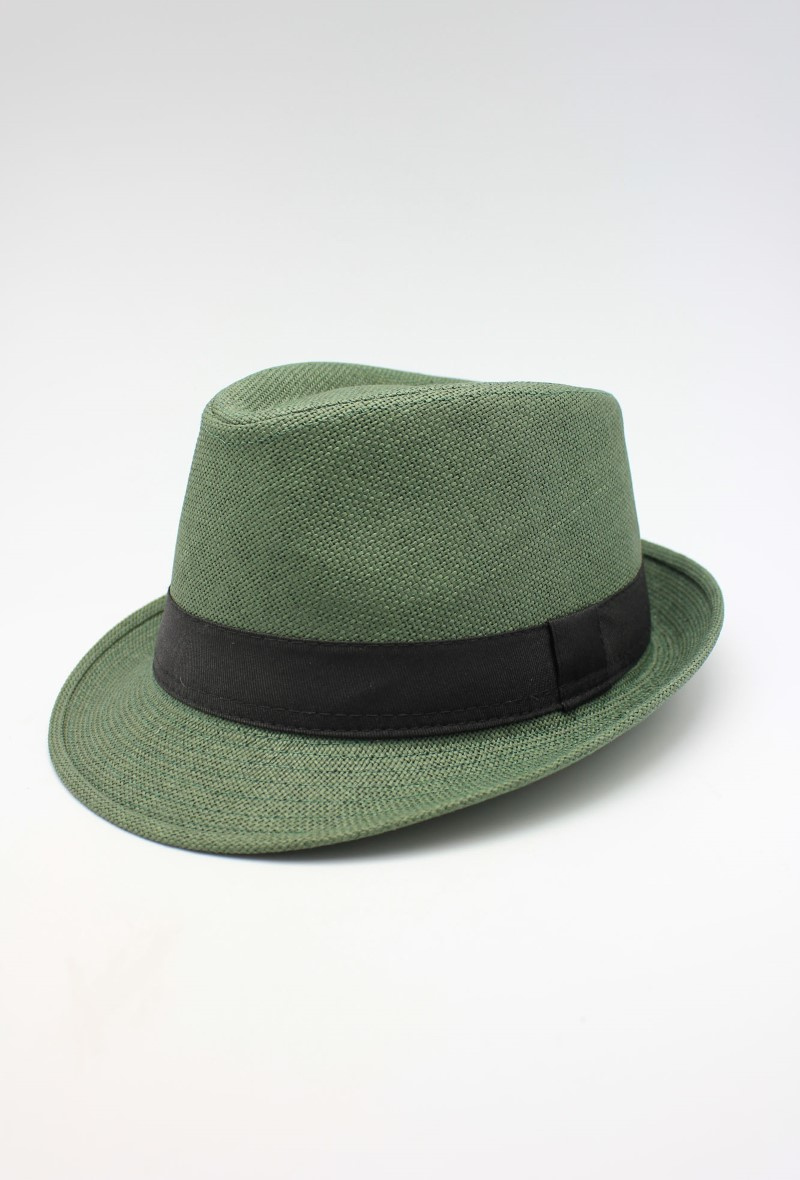 Grossista Hologramme Paris - Cappello di carta semplice con piccolo bordo Gros Grain nero