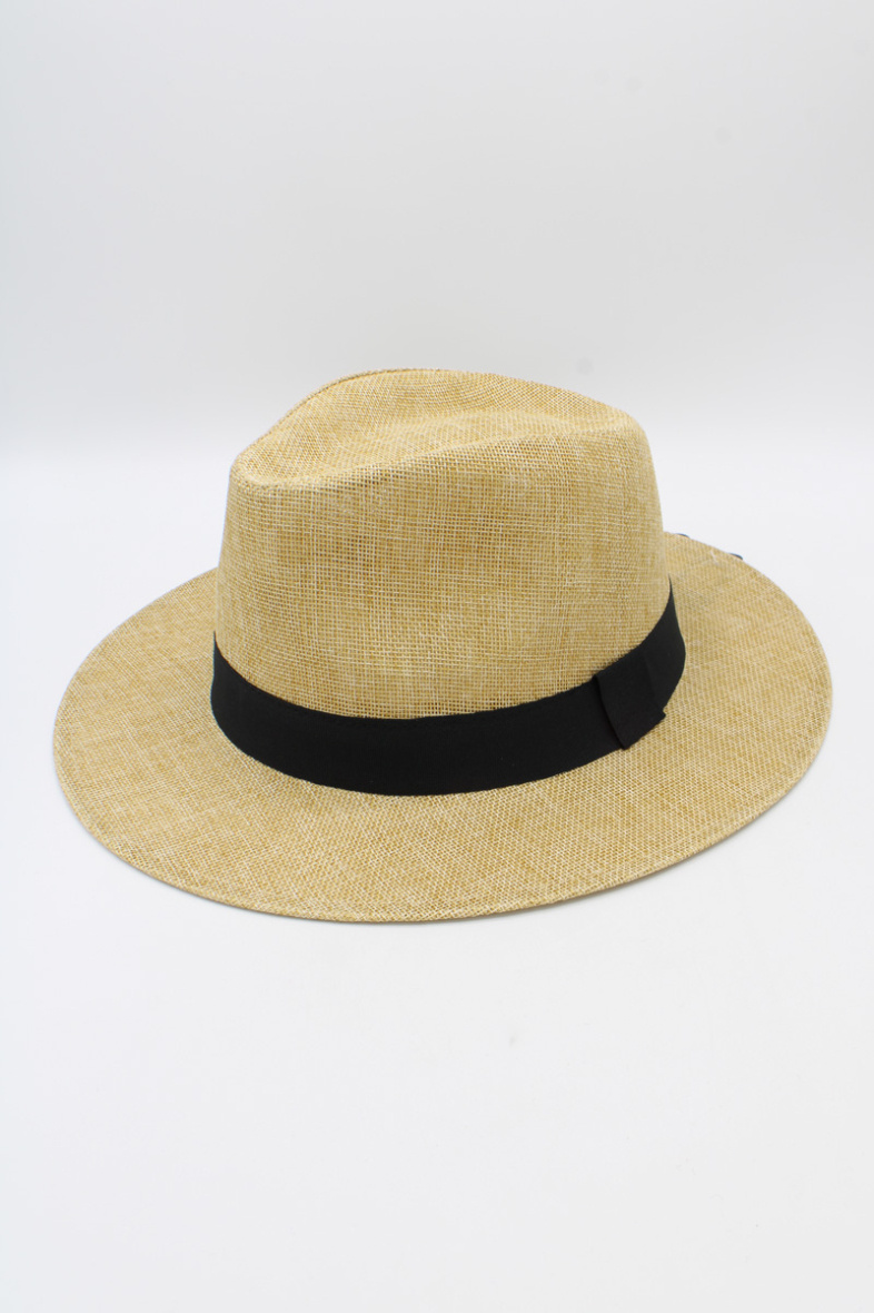 Wholesaler Hologramme Paris - Wide Grosgrain Polyester Hat Black