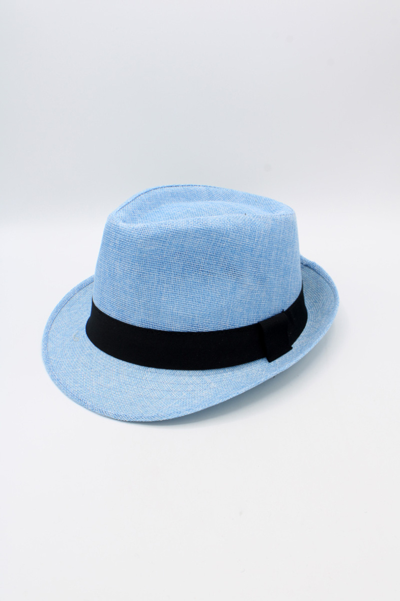 Wholesaler Hologramme Paris - Black Grosgrain Polyester Small Brim Hat