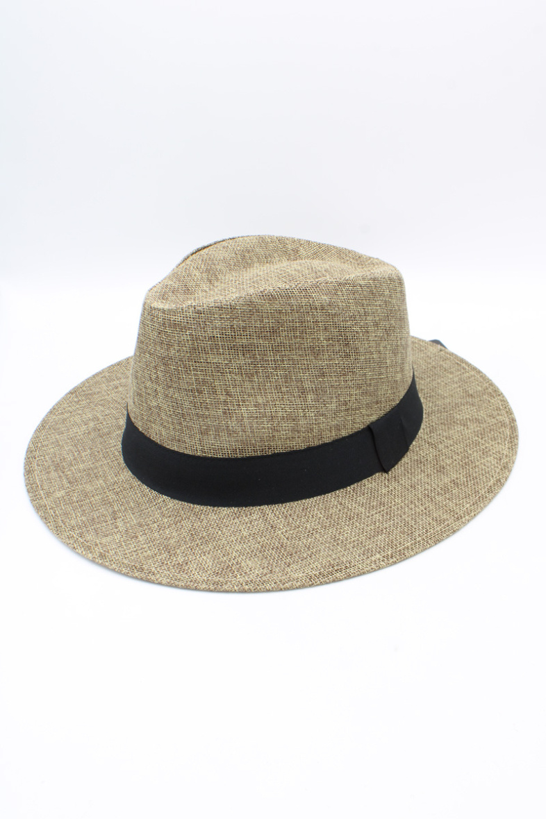 Wholesaler Hologramme Paris - Wide Grosgrain Polyester Hat Black